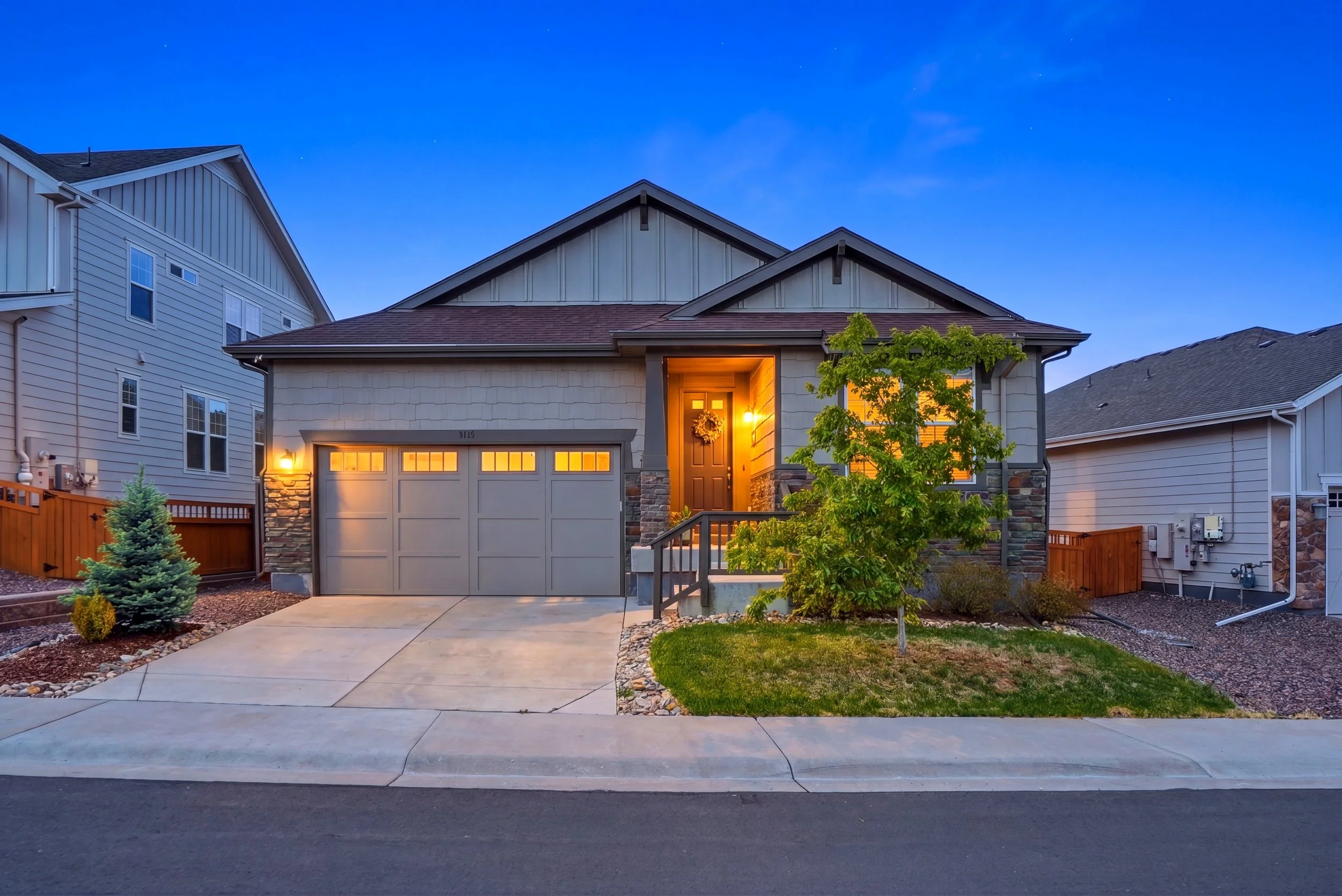 Front exterior of 4175 Forever Circle in Castle Rock, Colorado.