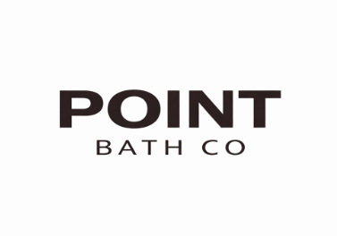 Point Bath Co logo with the words 'POINT' in bold uppercase letters and 'BATH CO' in smaller uppercase letters below
