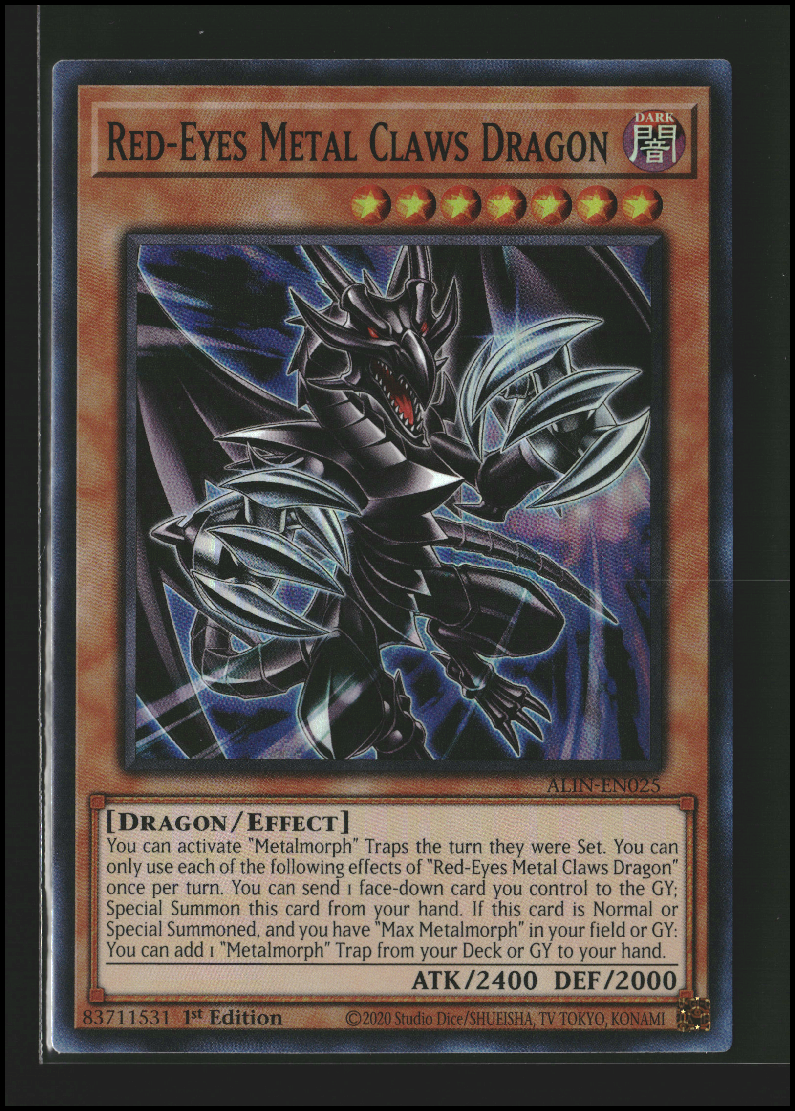 Red-Eyes Metal Claws Dragon #ALIN-EN025 | Alliance Insight | Yu-Gi-Oh!