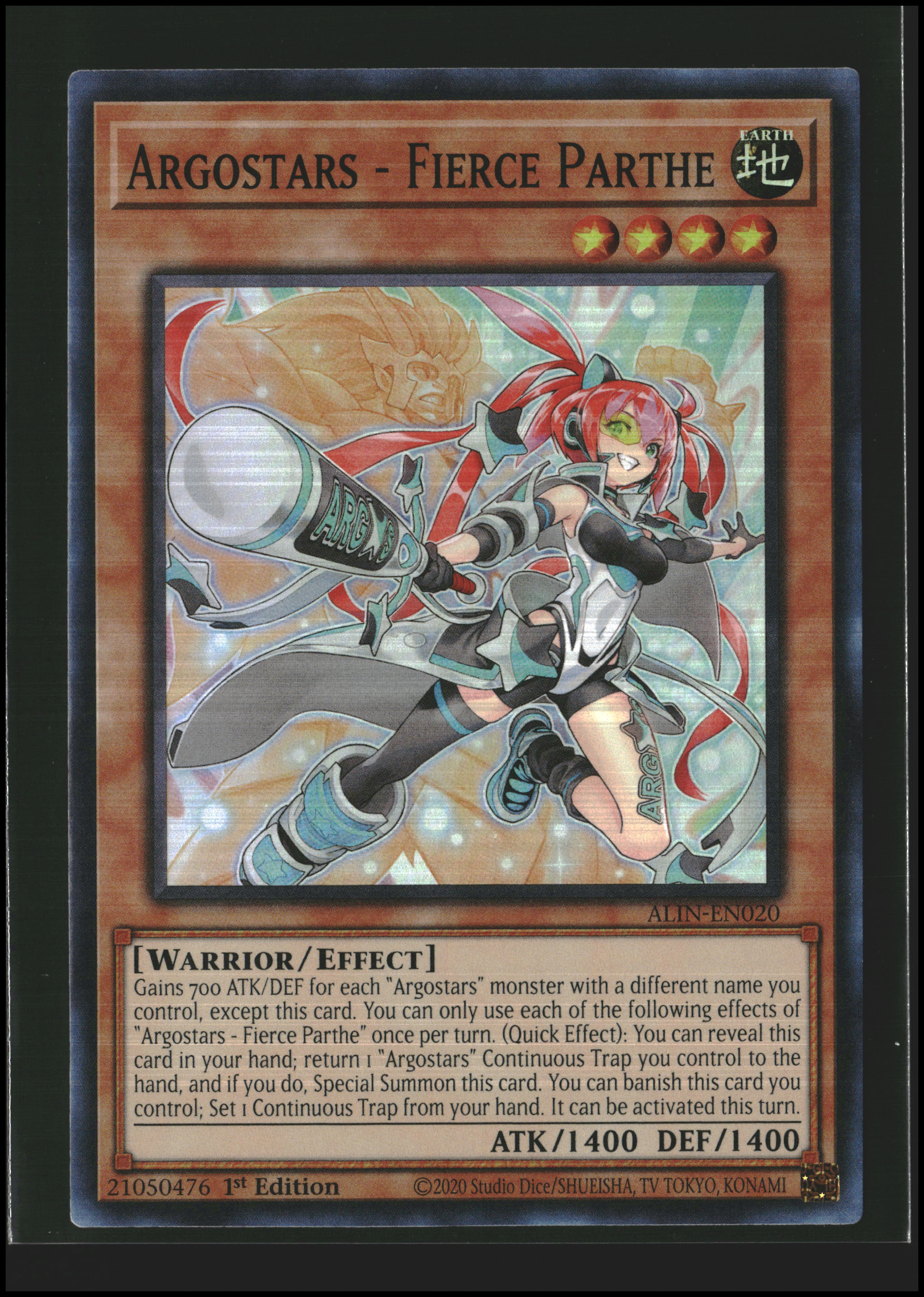 Argostars - Fierce Parthe #ALIN-EN020 | Alliance Insight | Yu-Gi-Oh!