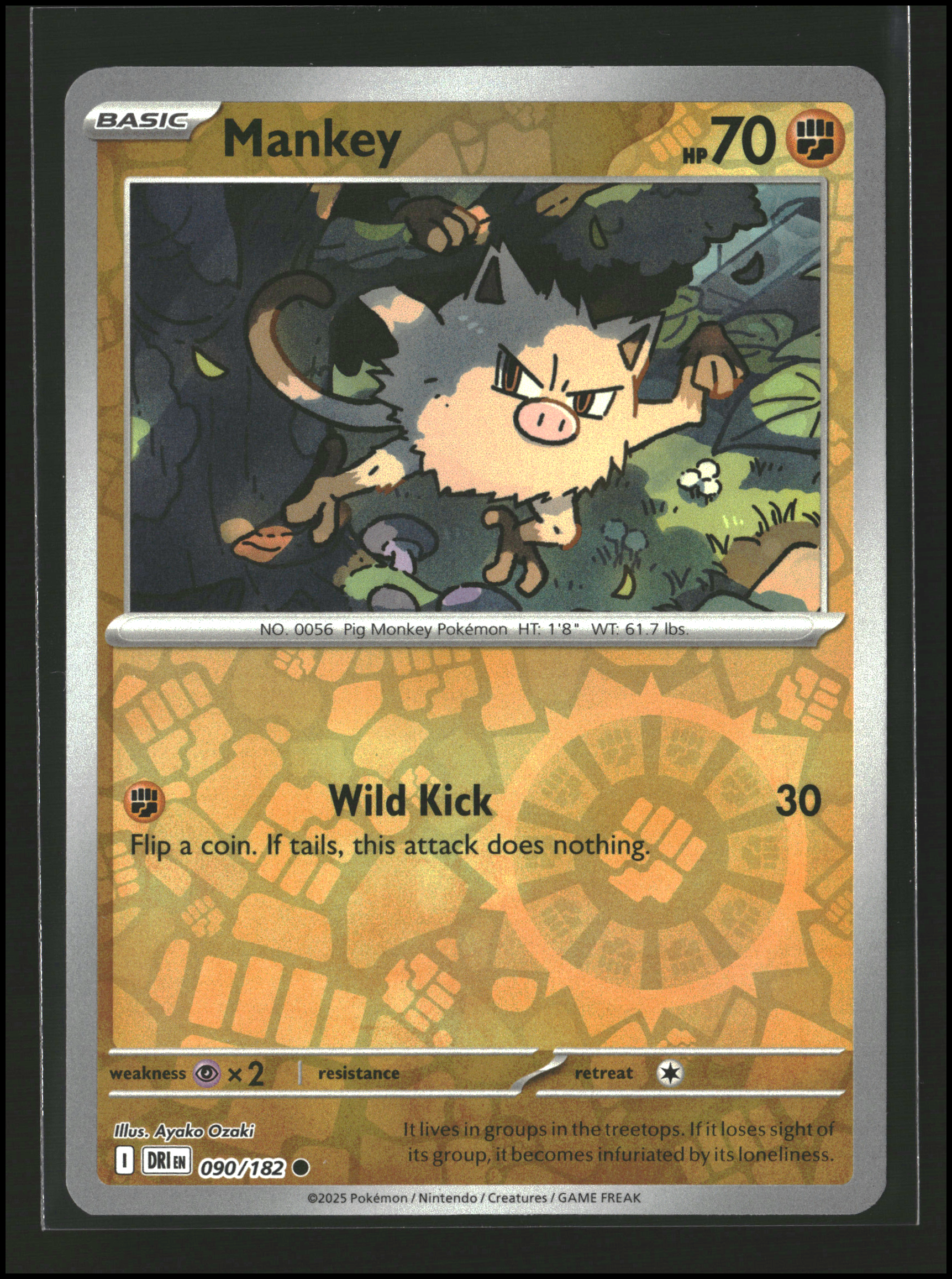 Mankey #090/182 (pe)