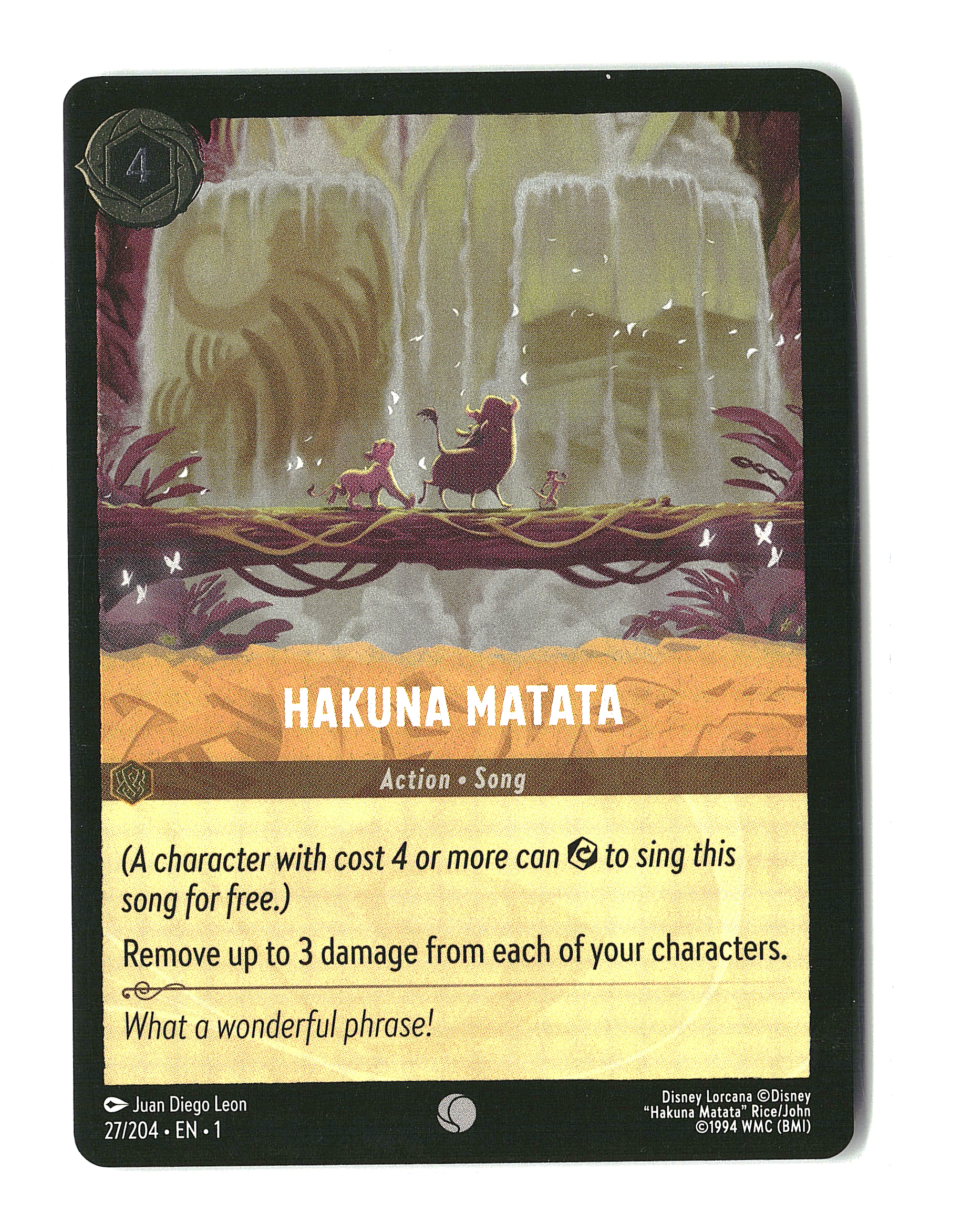 Hakuna Matata #27/204 | The First Chapter | Disney Lorcana