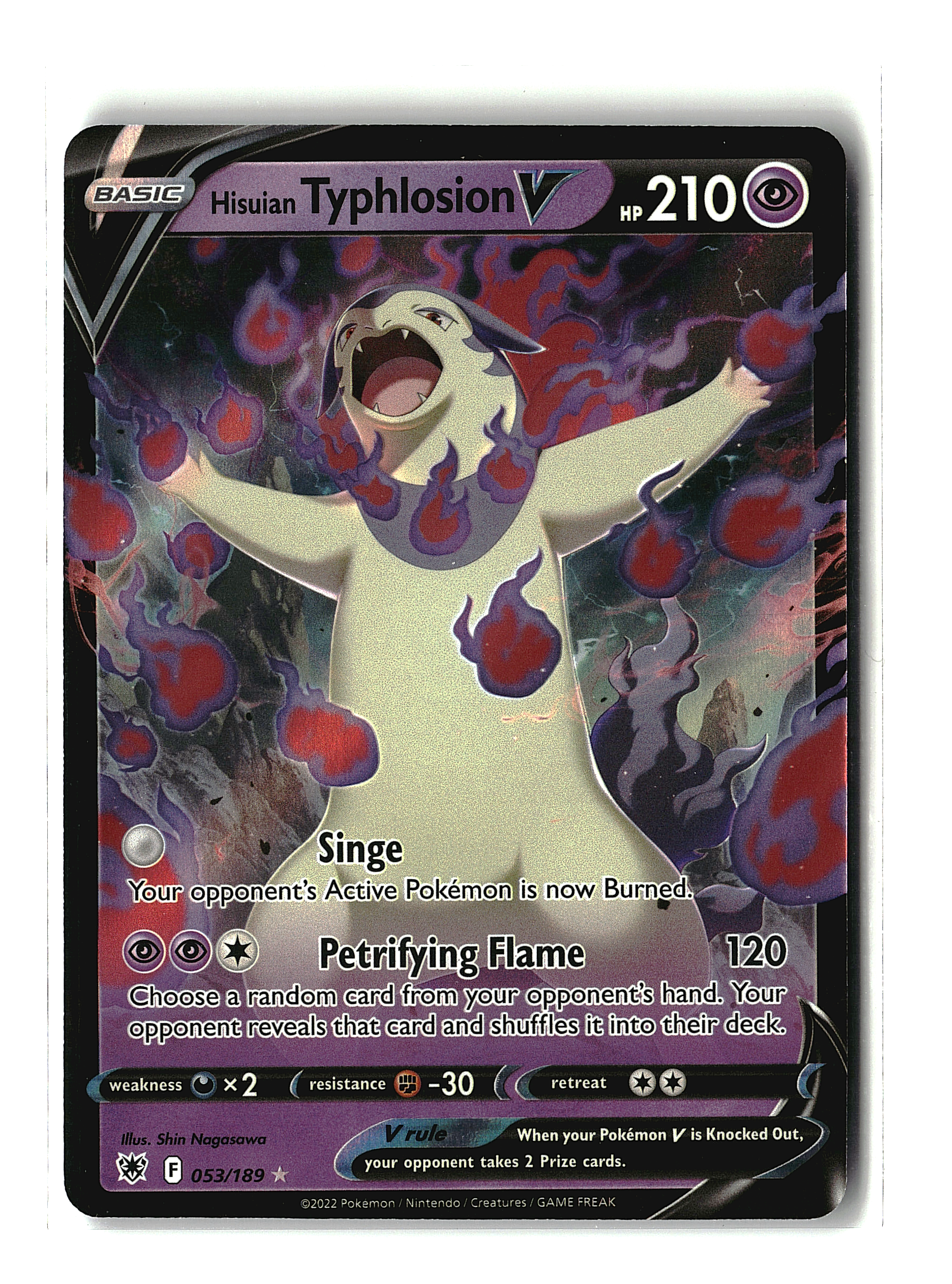 Hisuian Typhlosion V #053/189 (pe)