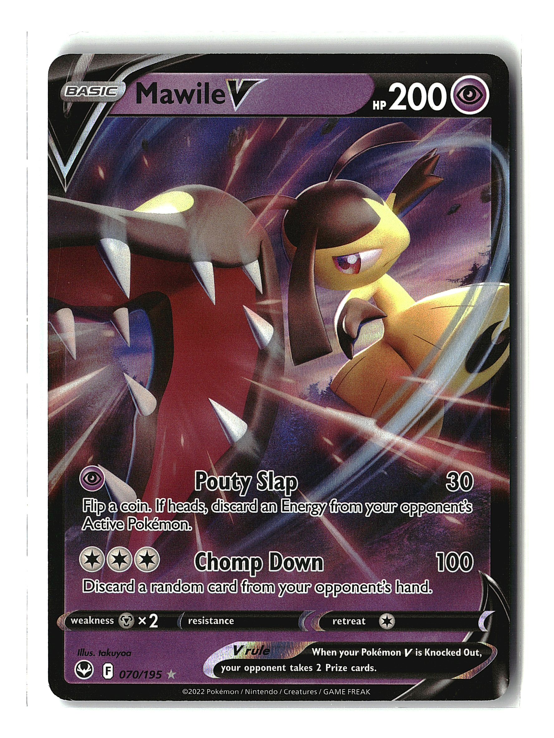 Mawile V #070/195 - SWSH12: Silver Tempest - Pokémon