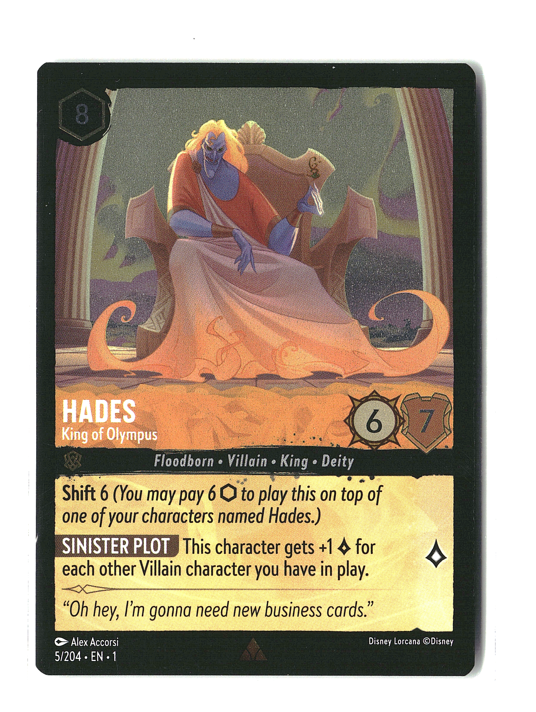 Hades [King of Olympus] #5/204 (dl)