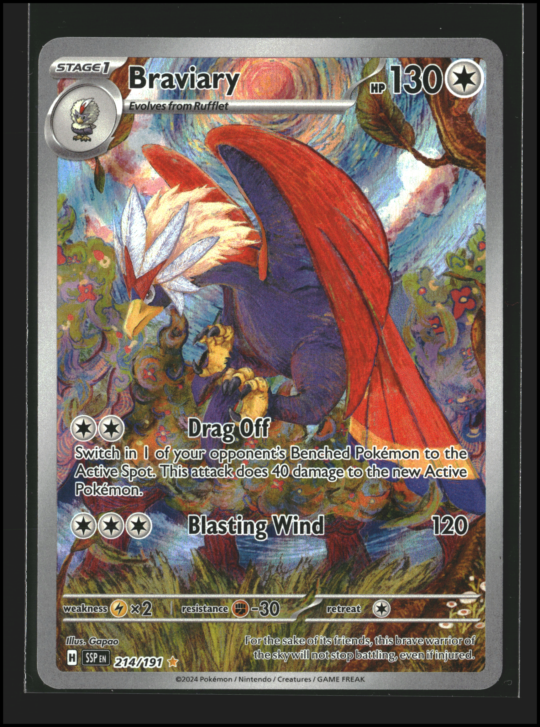 Braviary #214/191 | SV: Surging Sparks | Pokémon