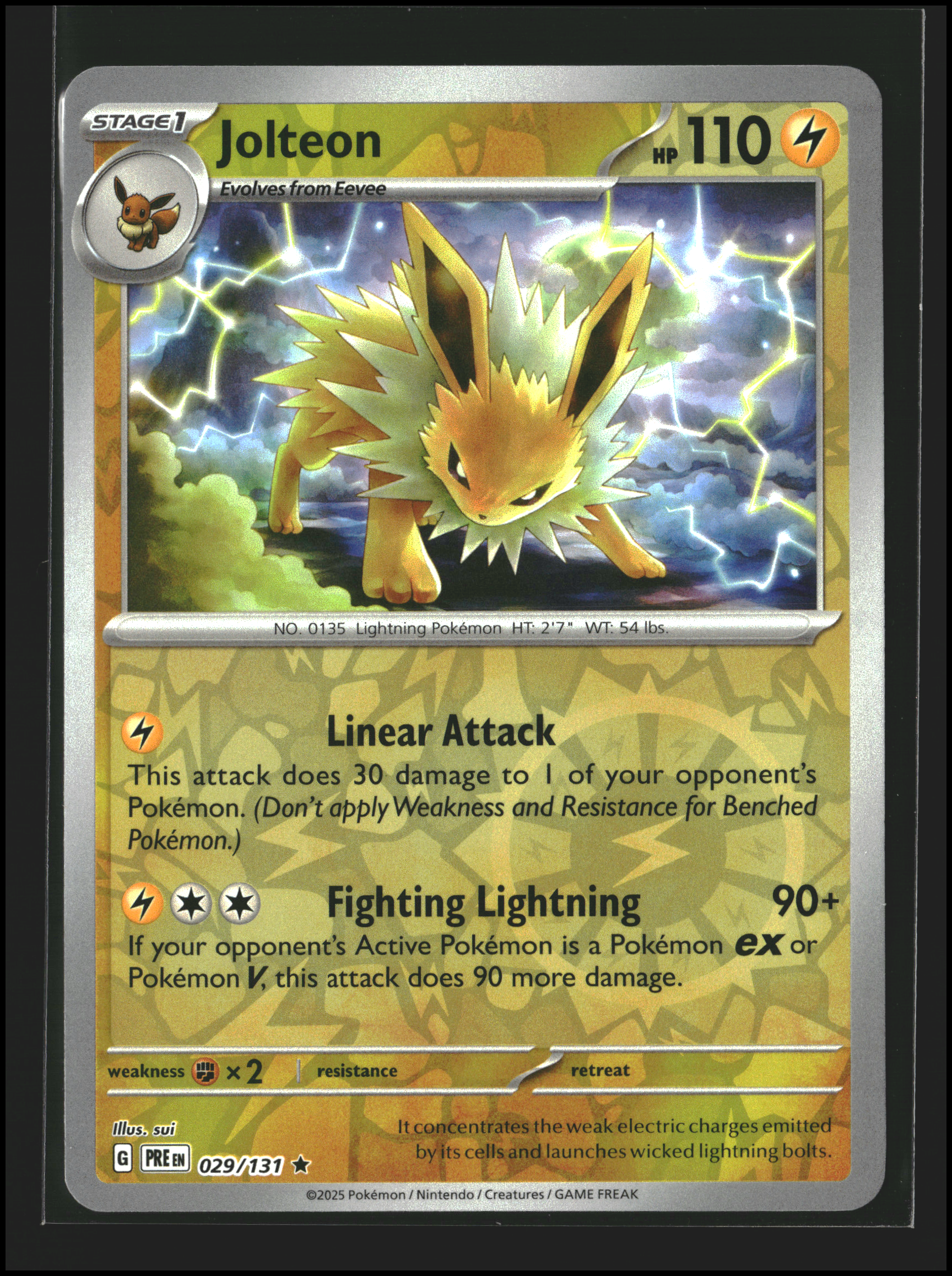Jolteon #029/131 | SV: Prismatic Evolutions | Pokémon