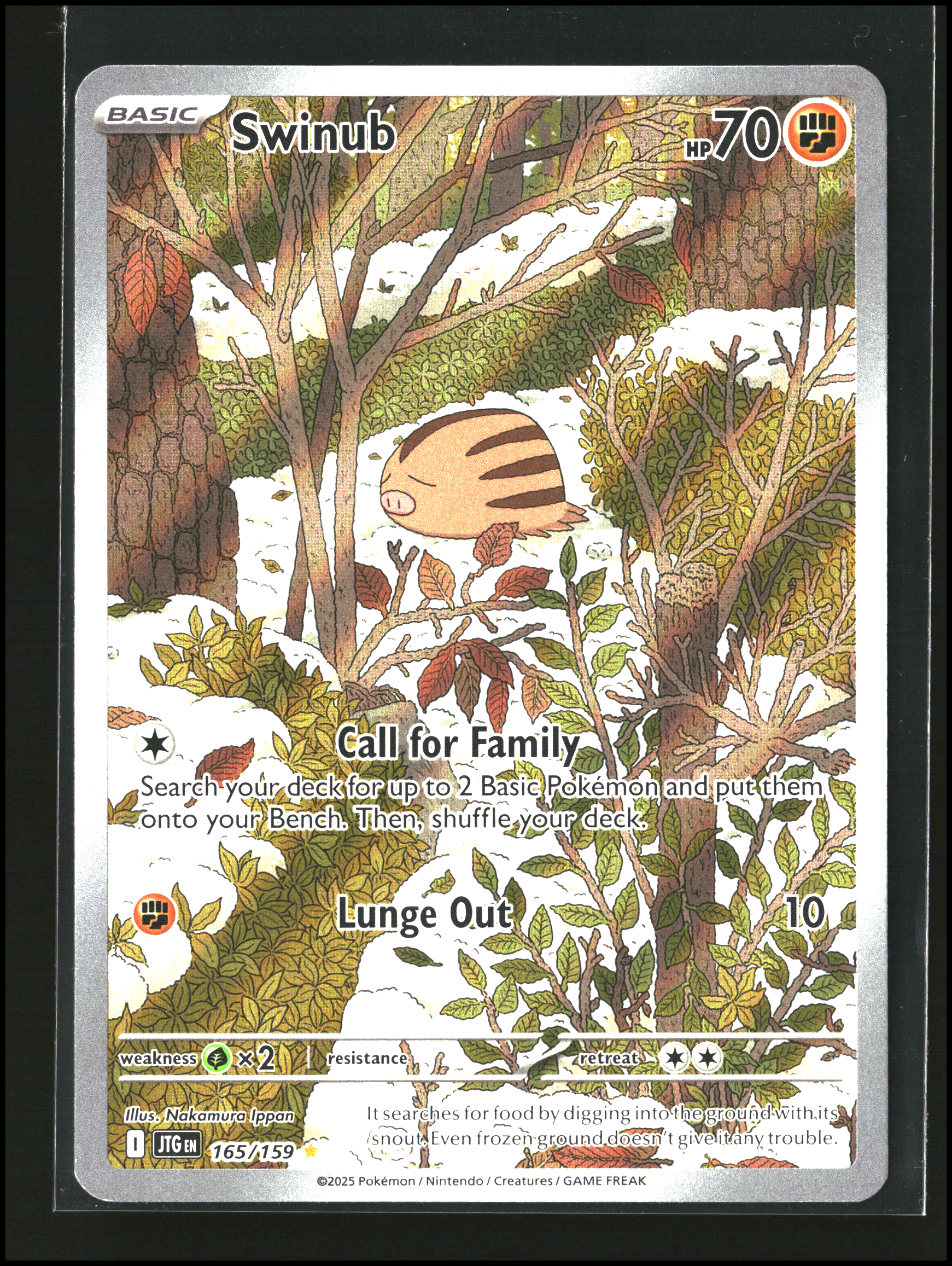 Swinub #165/159 | SV09: Journey Together | Pokémon