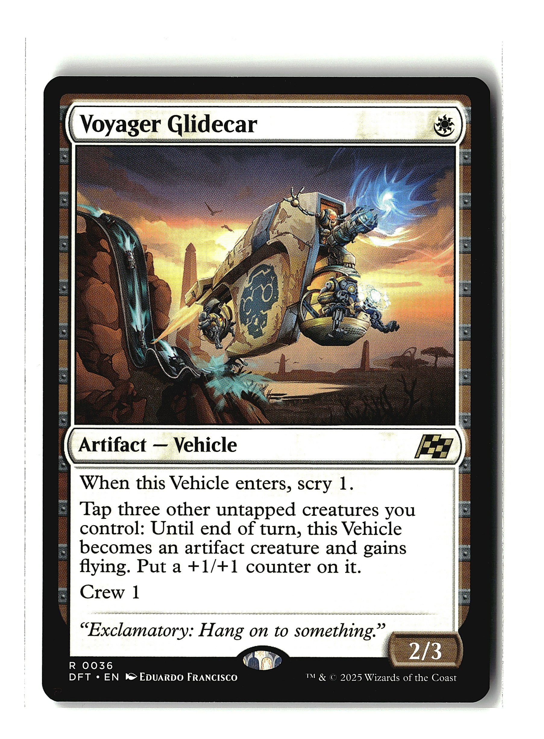 Voyager Glidecar #36 | Aetherdrift | Magic: The Gathering