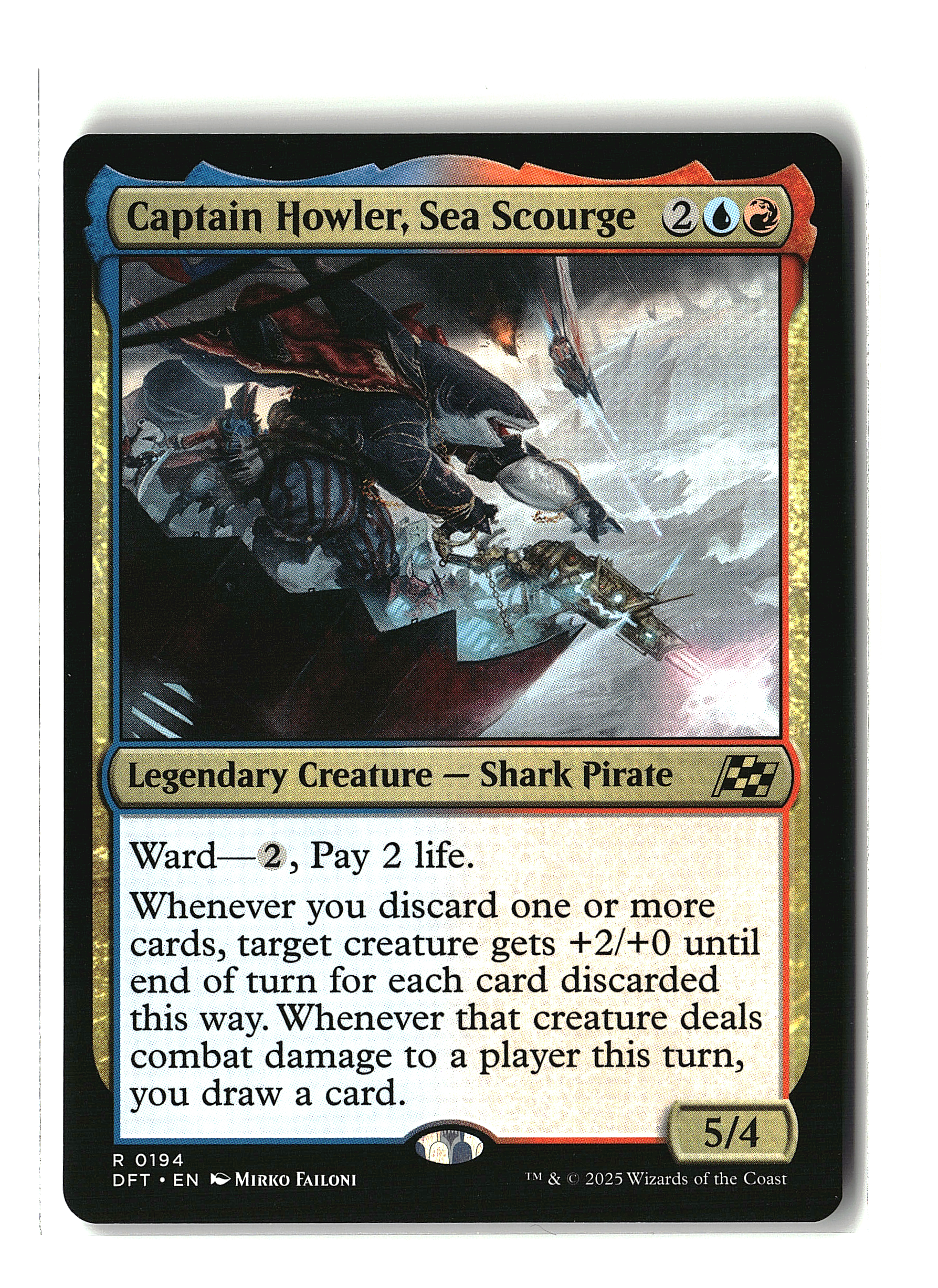 Captain Howler, Sea Scourge #194 | Aetherdrift | Magic: The Gathering