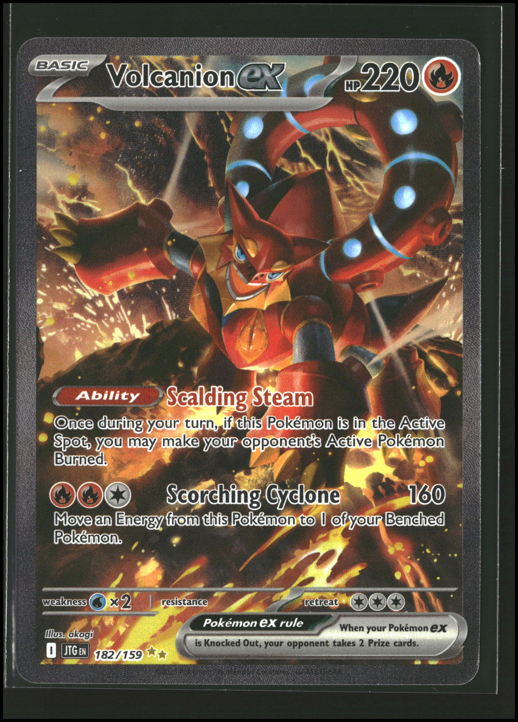 Volcanion ex #182/159 (pe)