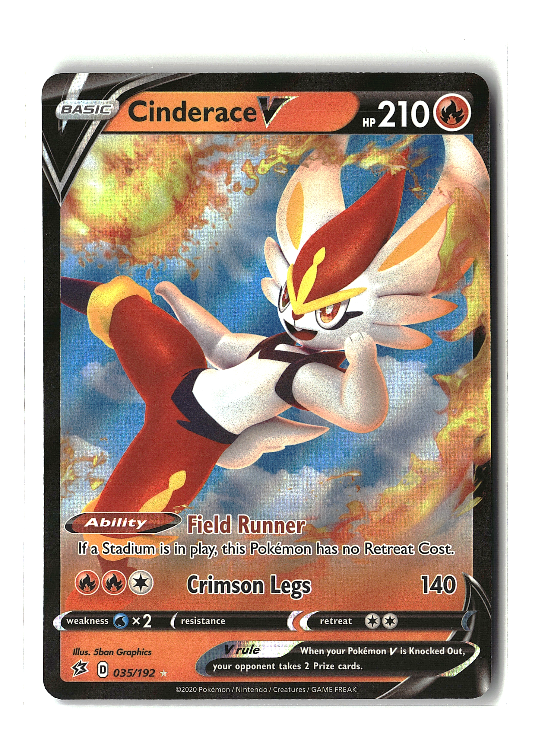 Cinderace V #035/192 (pe)