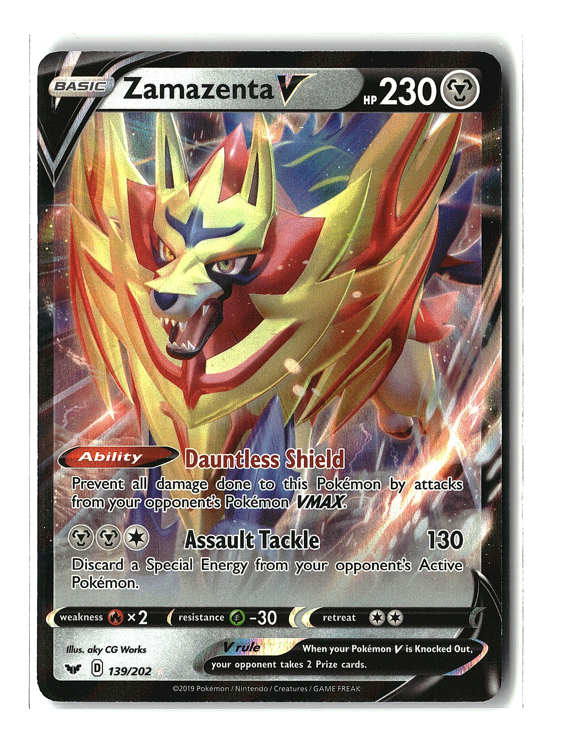 Zamazenta V #139/202 (pe)