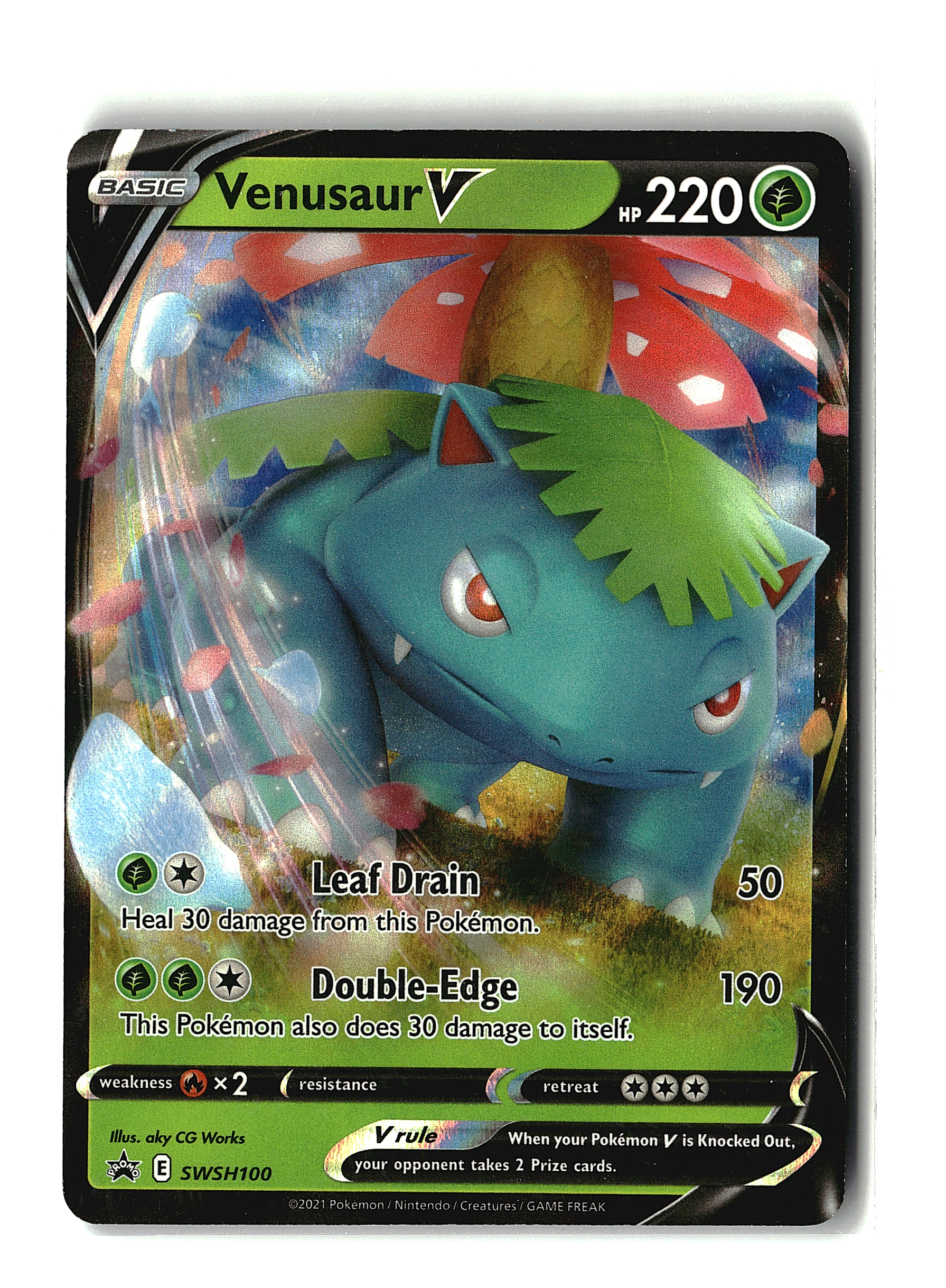 Venasaur V #SWSH100 (pe)