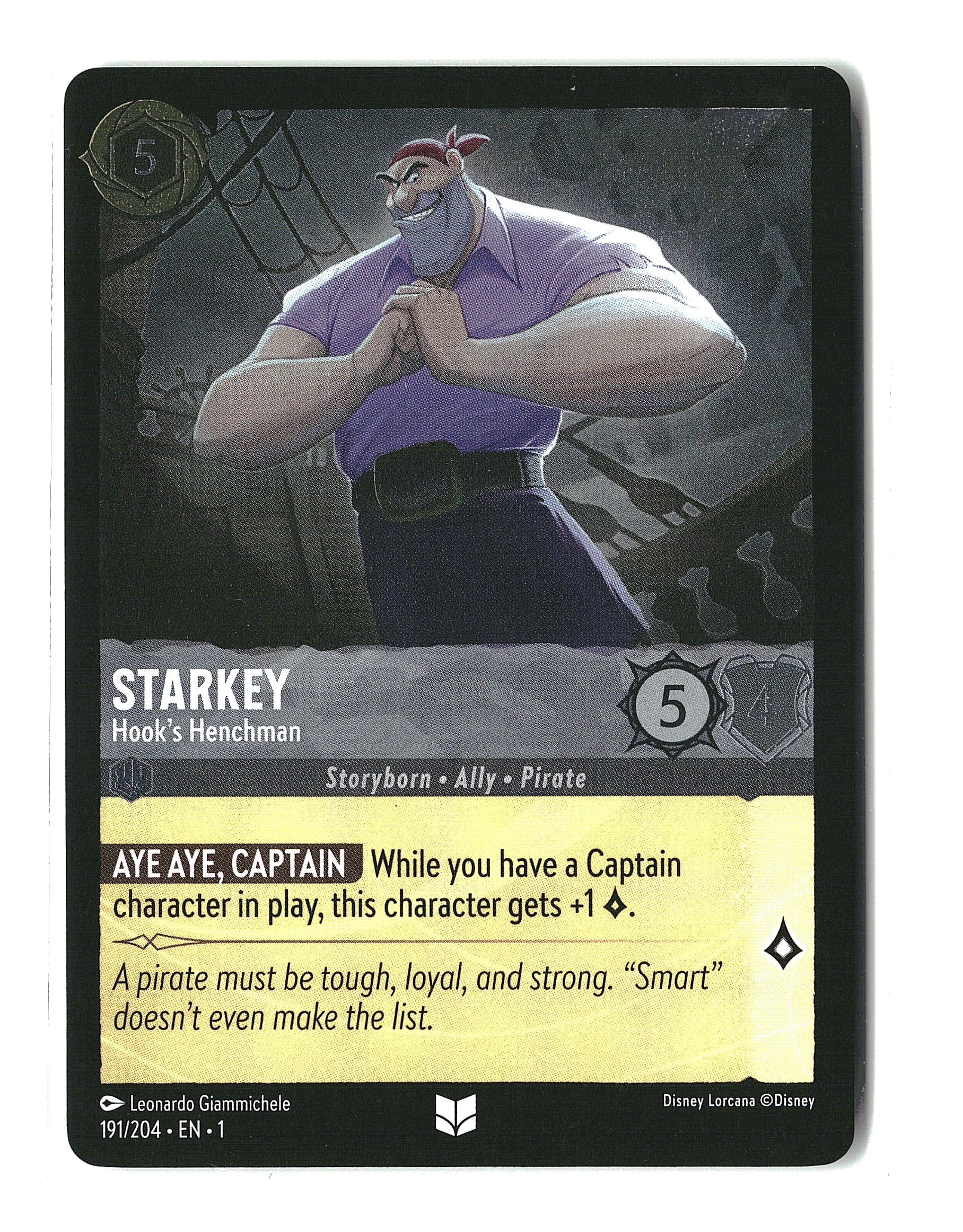 Starkey [Hook's Henchman] #191/204 (dl)