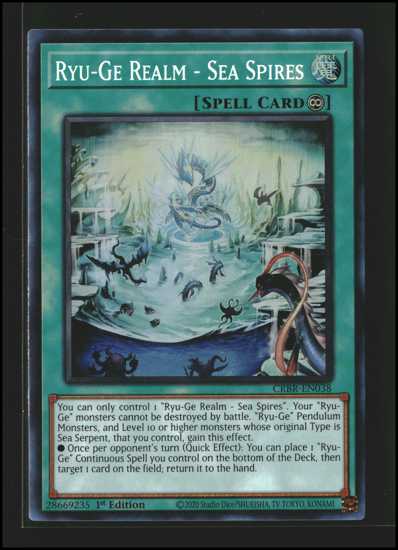 Ryu-Ge Realm - Sea Spires #CRBR-EN038 | Crossover Breakers | Yu-Gi-Oh!