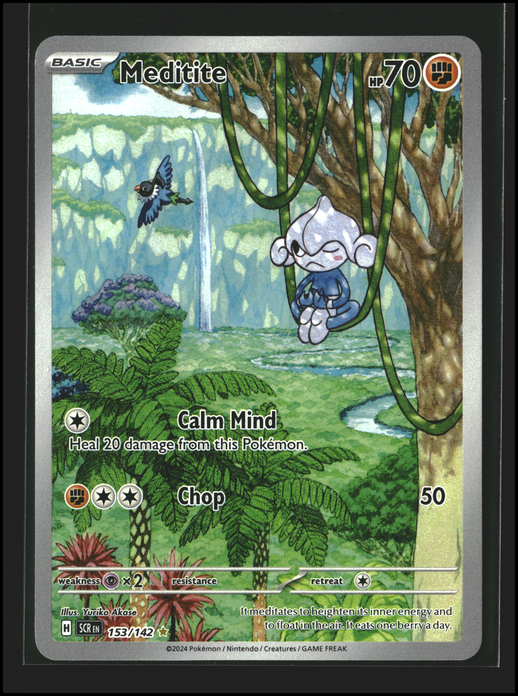 Meditite #153/142 | SV: Stellar Crown | Pokémon