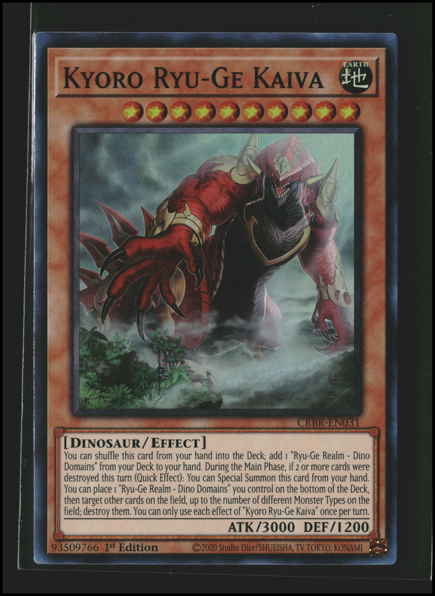 Kyoro Ryu-Ge Kaiva #CRBR-EN031 | Crossover Breakers | Yu-Gi-Oh!