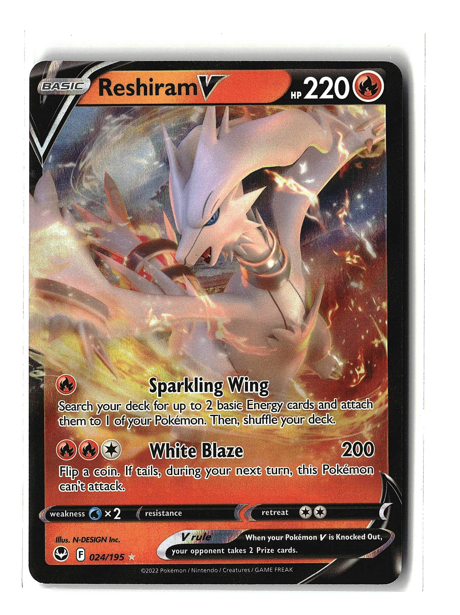 Reshiram V #024/195 (pe)