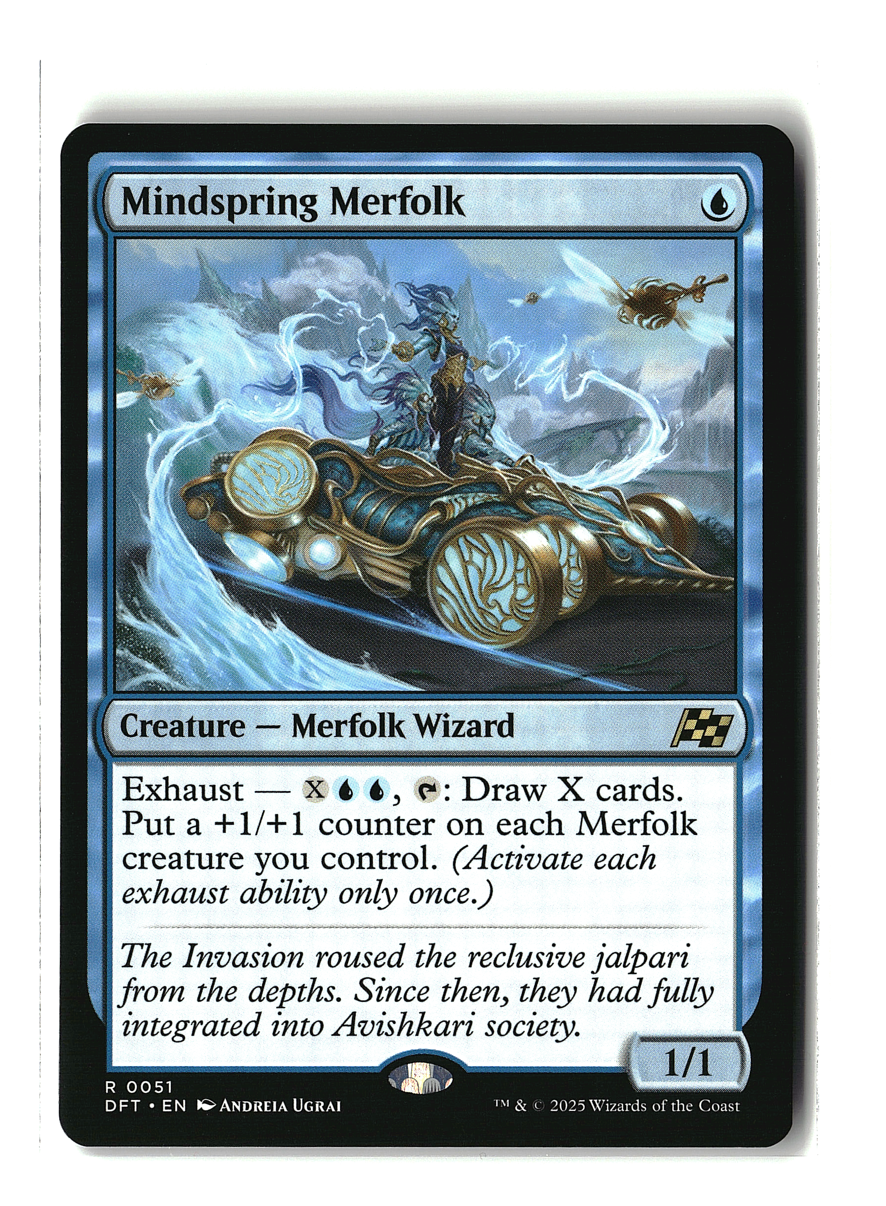 Mindspring Merfolk #51 | Aetherdrift | Magic: The Gathering
