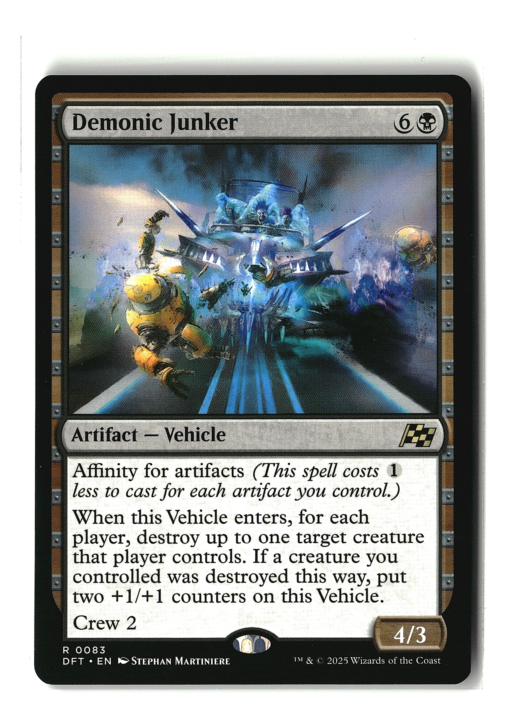 Demonic Junker #83 | Aetherdrift | Magic: The Gathering