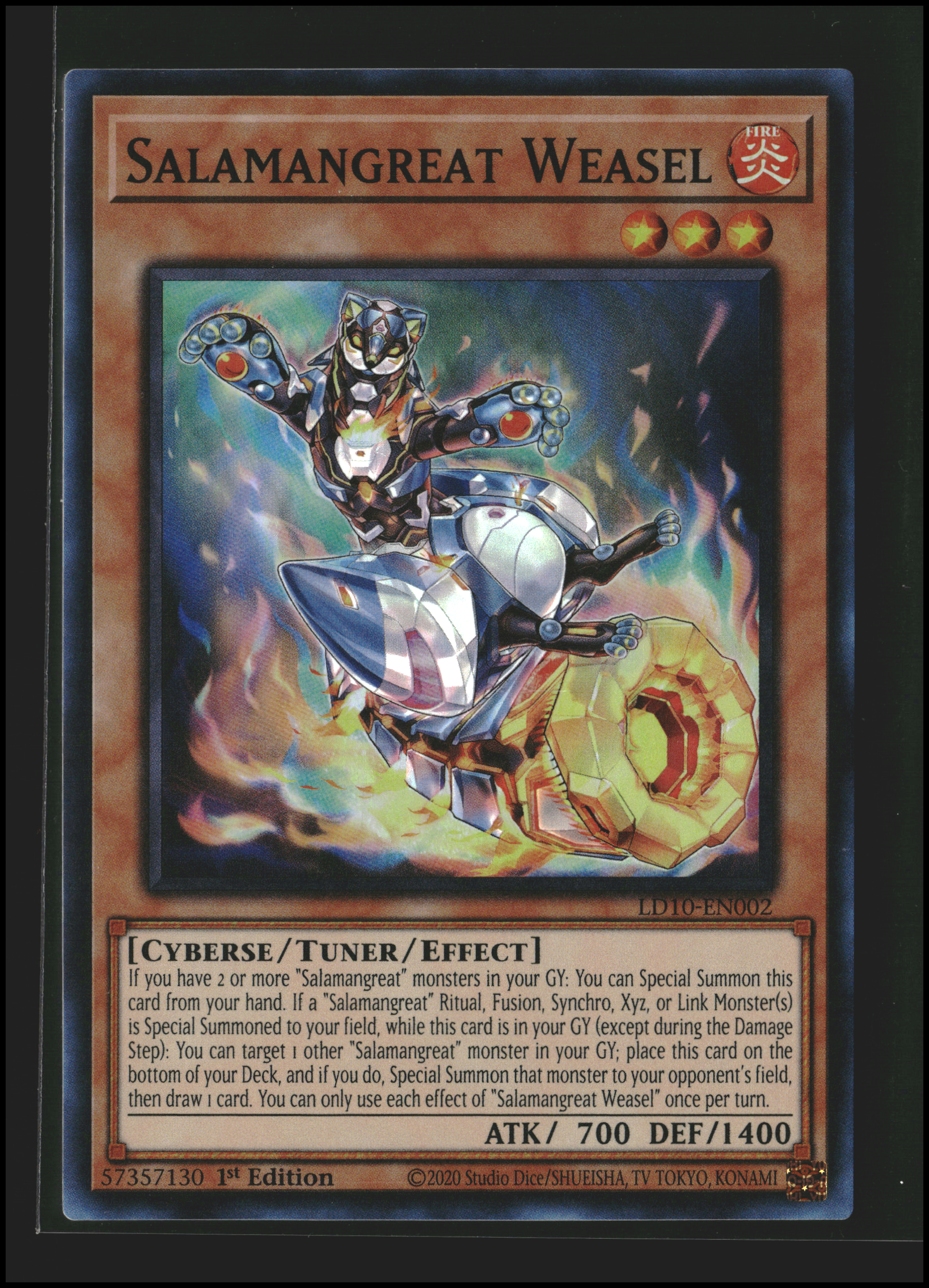 Salamangreat Weasel #LD10-EN002 | Legendary Duelists | Yu-Gi-Oh!