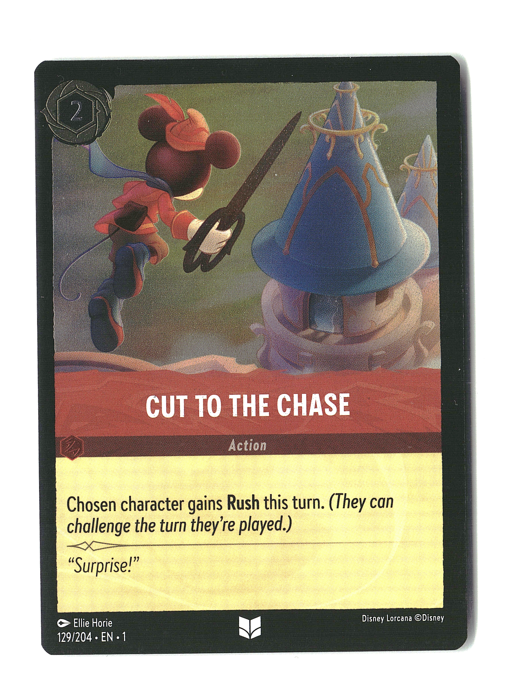 Cut to the Chase #129/204 | The First Chapter | Disney Lorcana