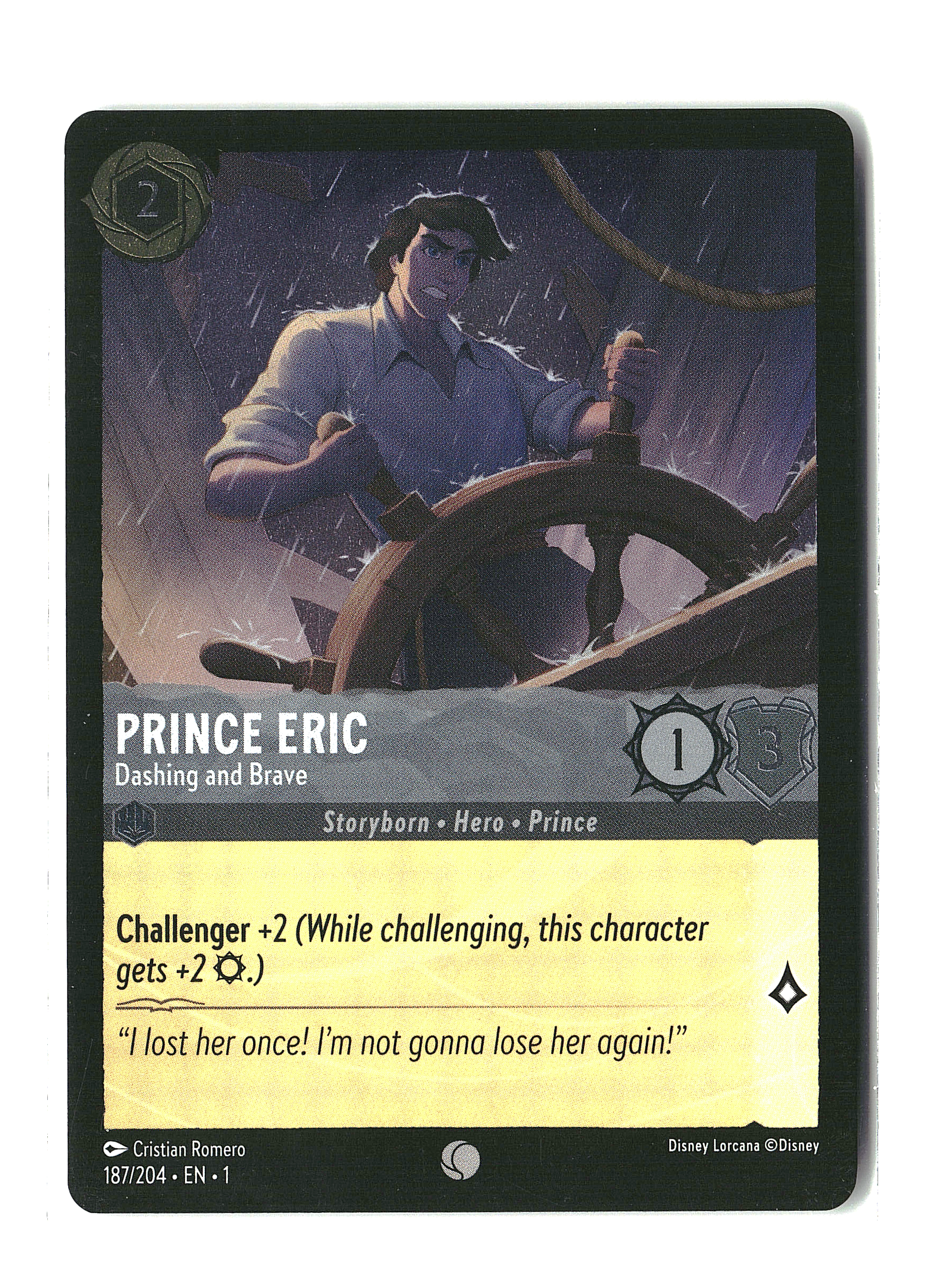 Prince Eric [Dashing and Brave] #187/204 (dl)