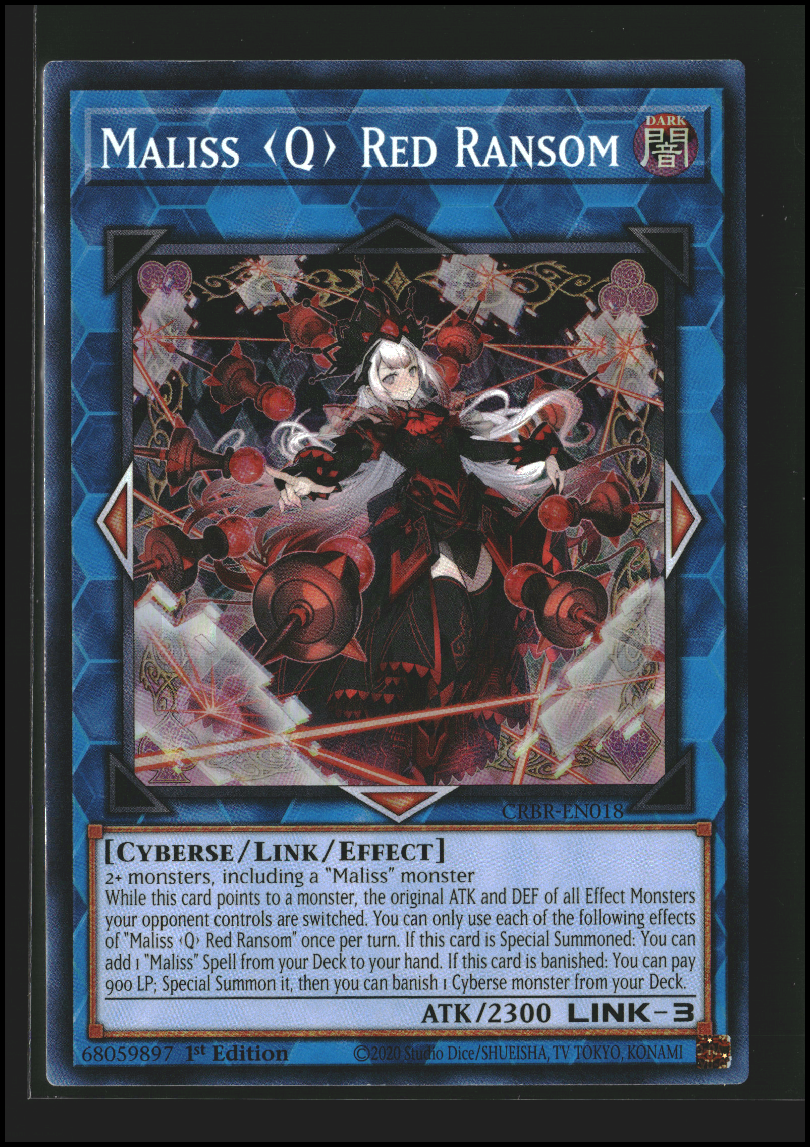 Maliss Q Red Ransom #CRBR-EN018 | Crossover Breakers | Yu-Gi-Oh!