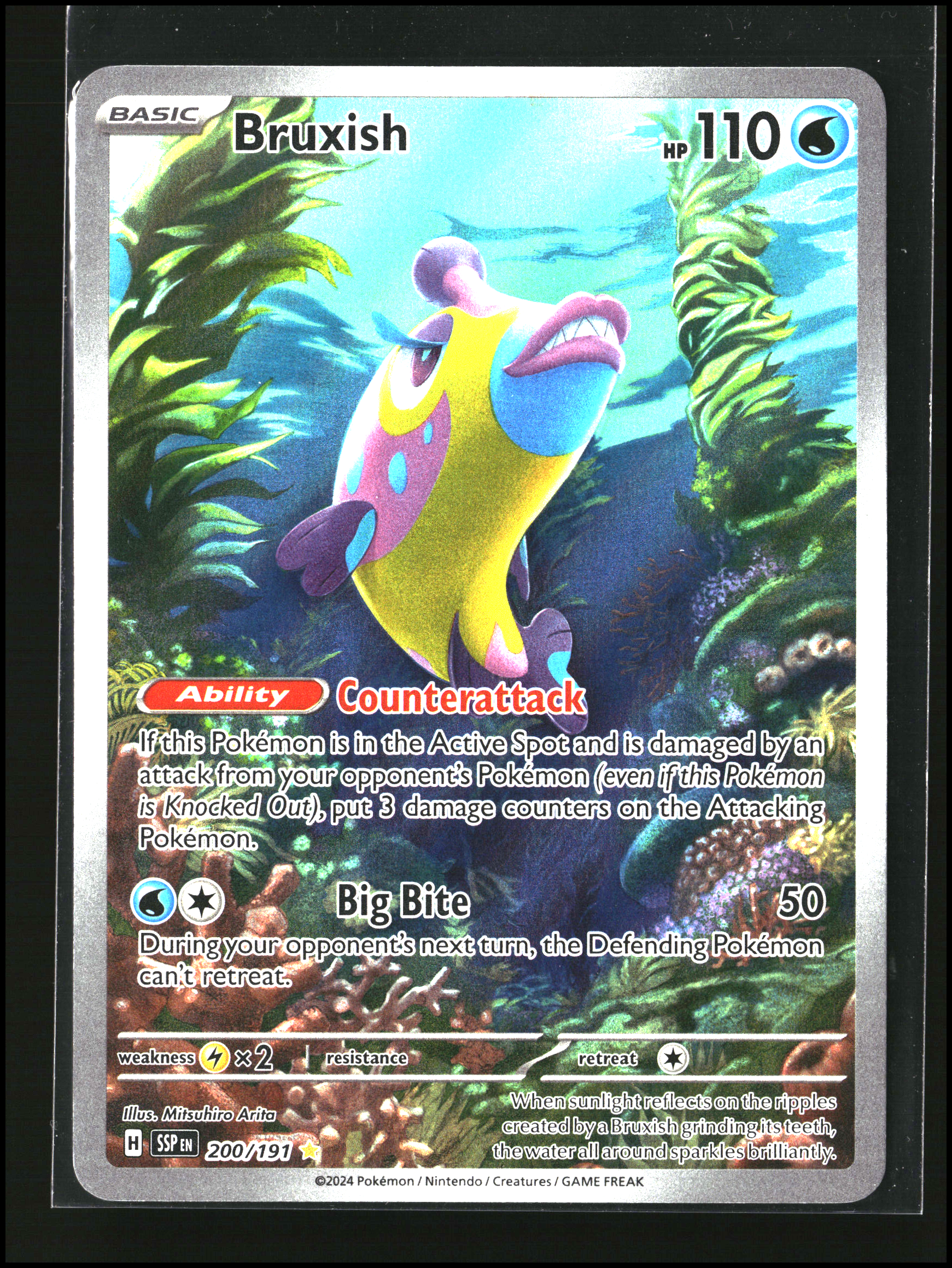 Bruxish #200/191 | SV: Surging Sparks | Pokémon