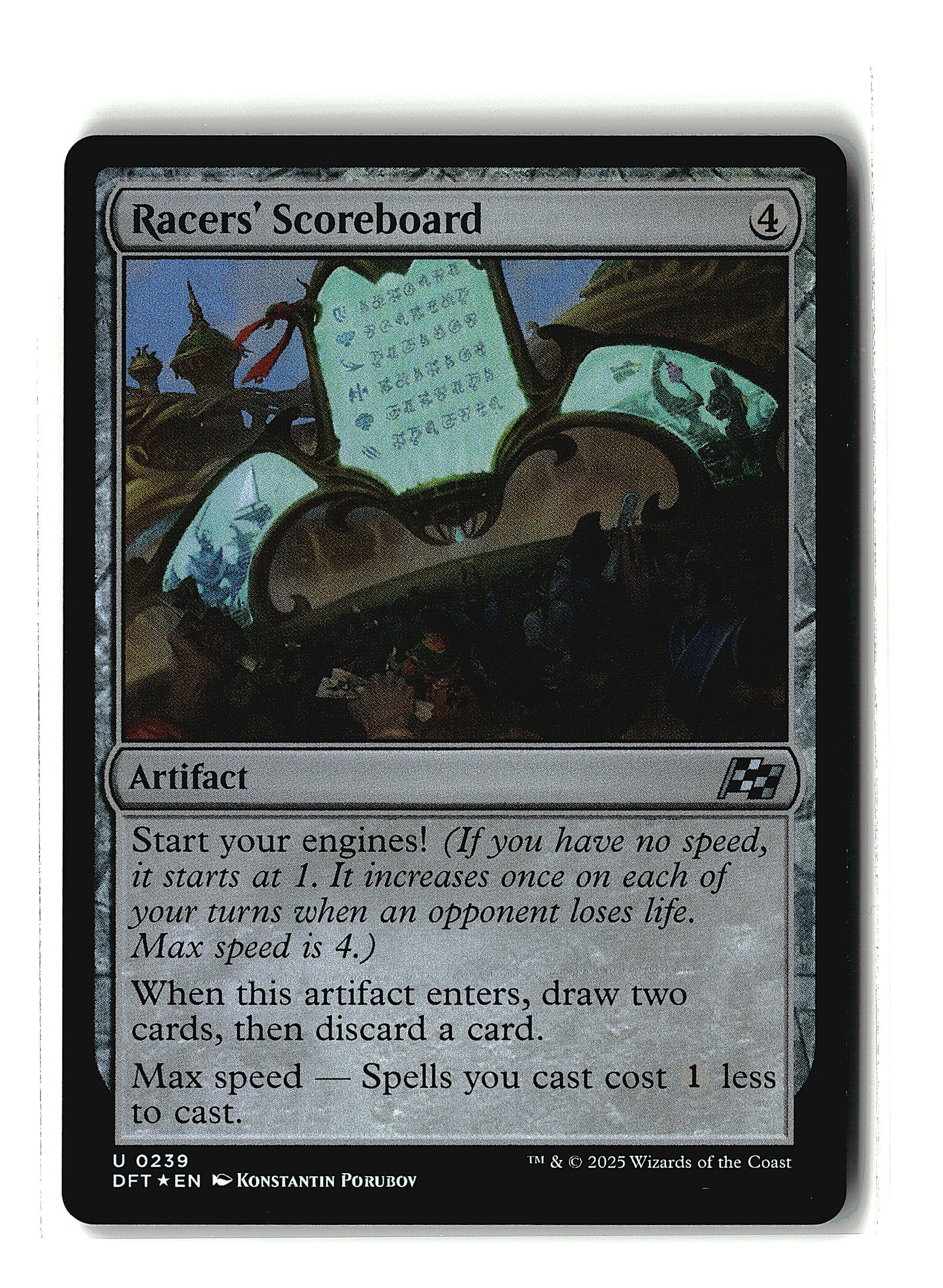 Racers' Scoreboard [ Foil ] #239 | Aetherdrift | Magic: The Gathering