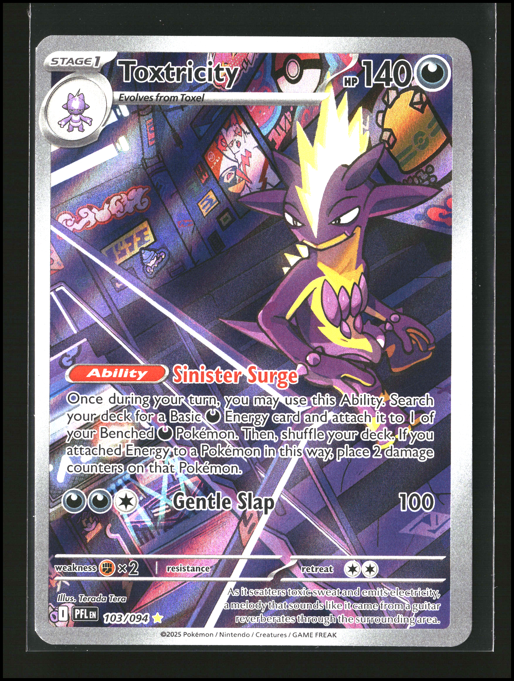 Toxtricity #103/094 | ME02: Phantasmal Flames | Pokémon