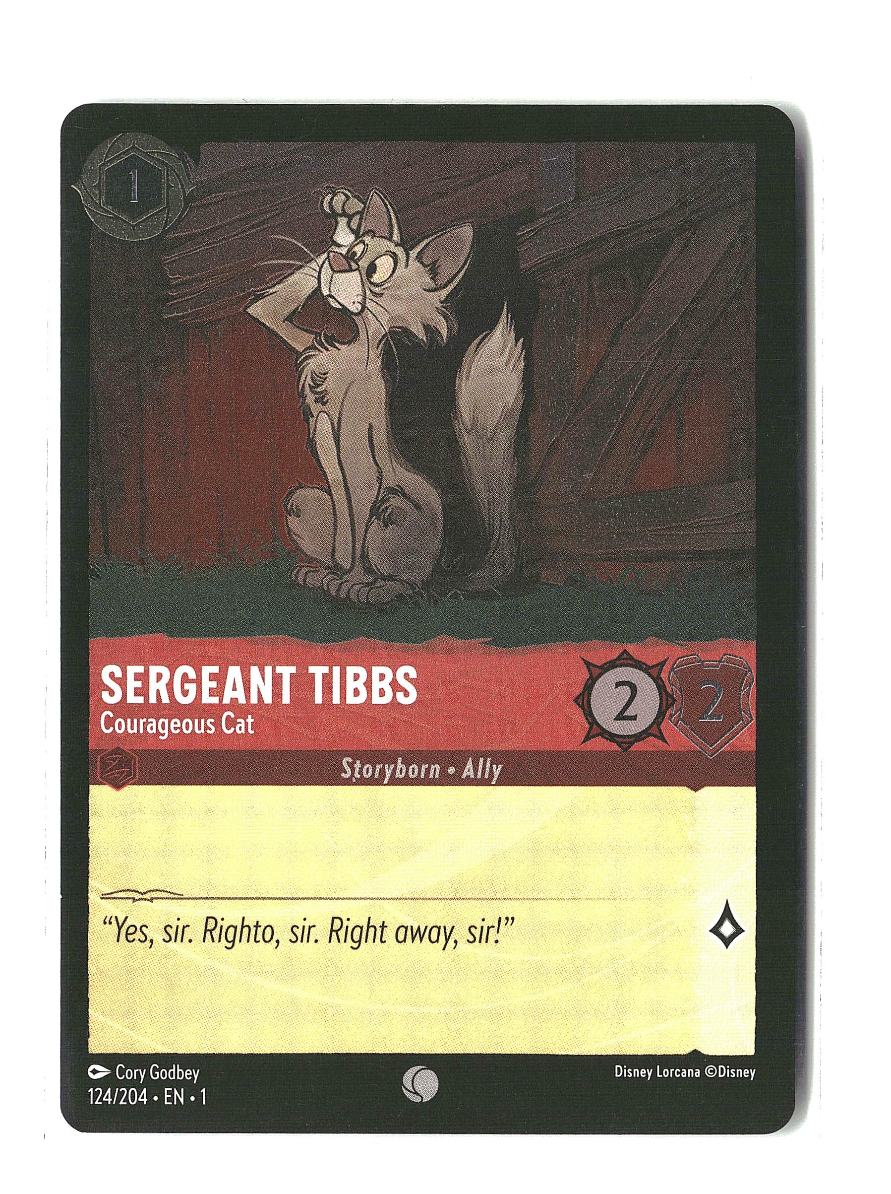 Sergeant Tibbs #124/204 | The First Chapter | Disney Lorcana
