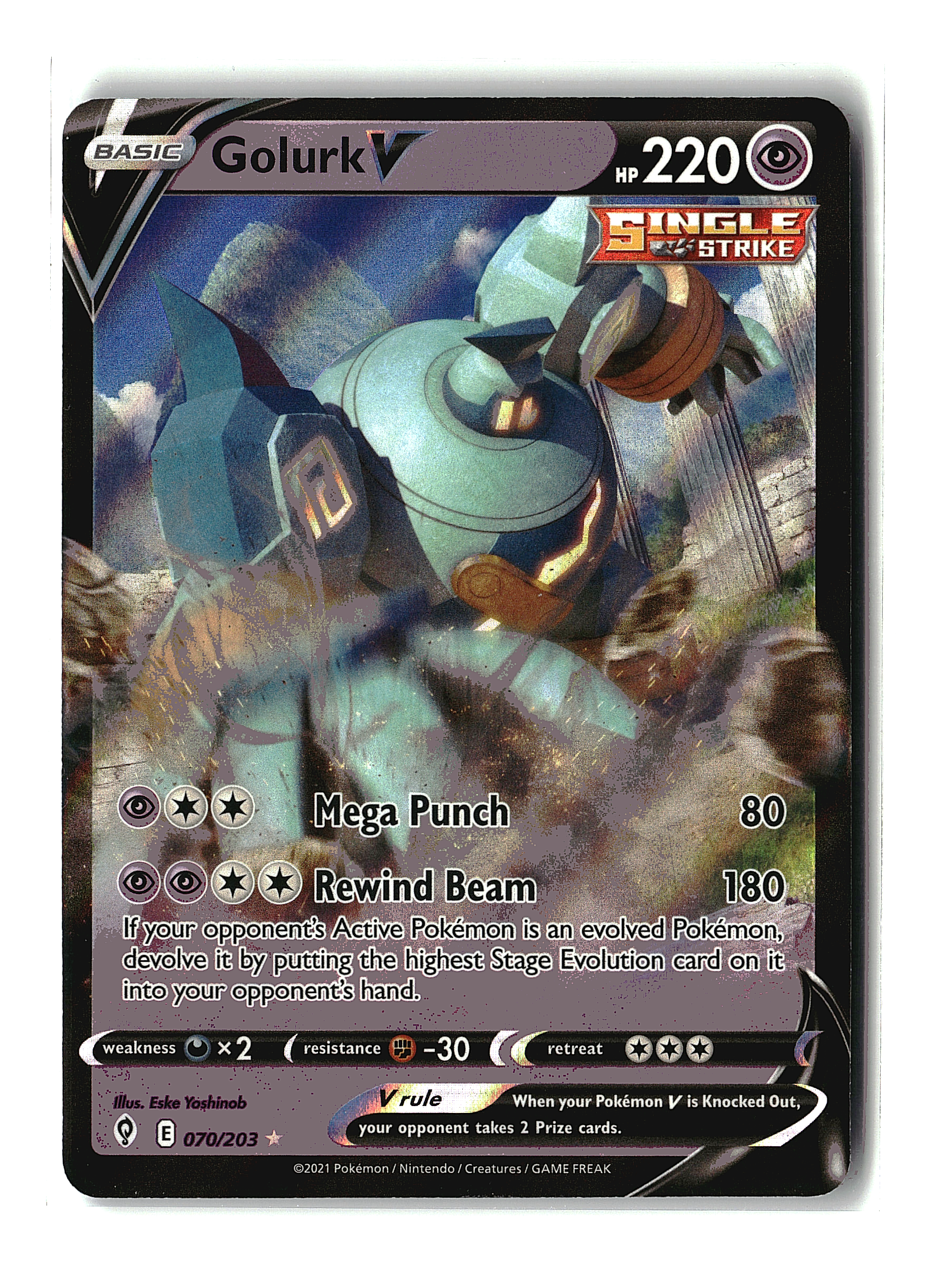 Golurk V #070/203 (pe)