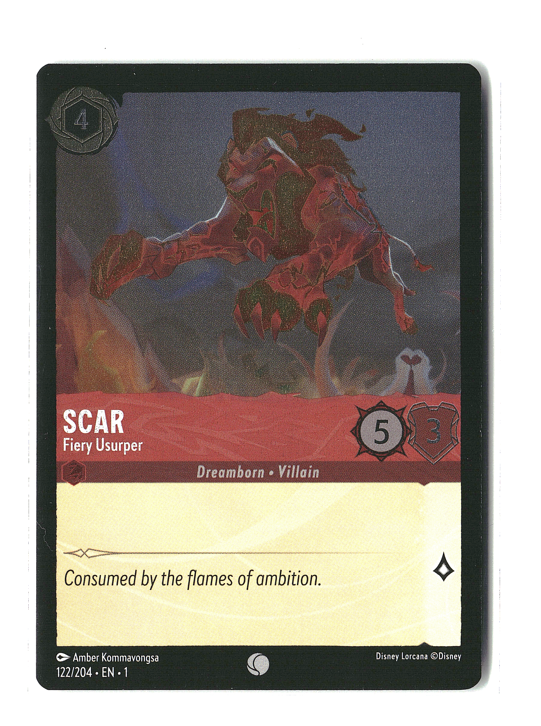 Scar [Fiery Usurper] #122/204 (dl)