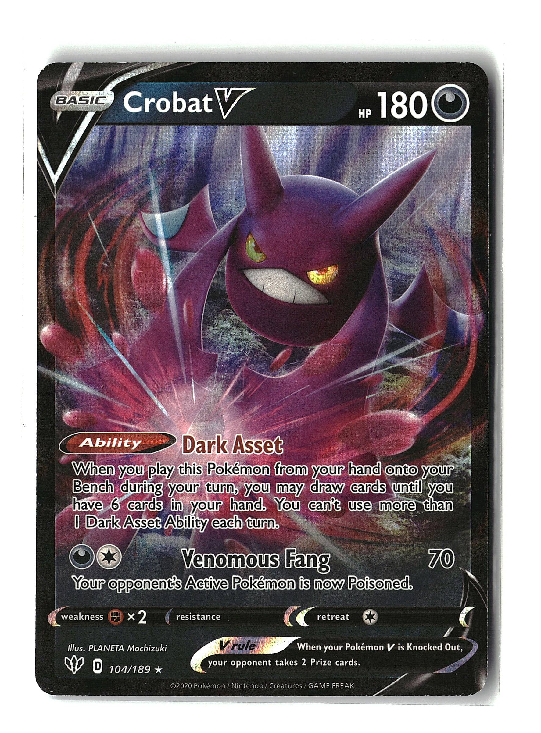 Crobat V #104/189 (pe)