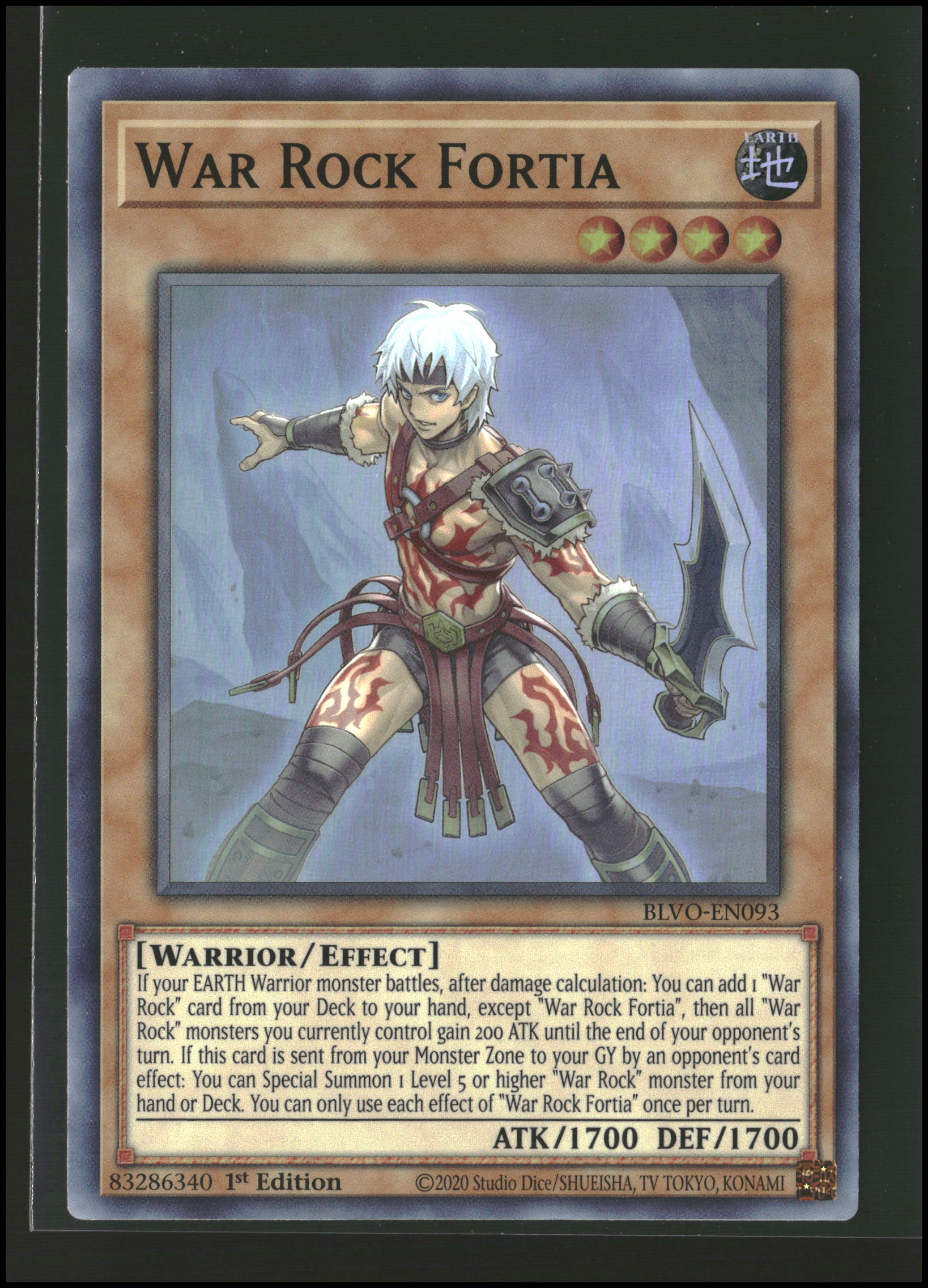 War Rock Fortia #BLVO-EN093 (y)