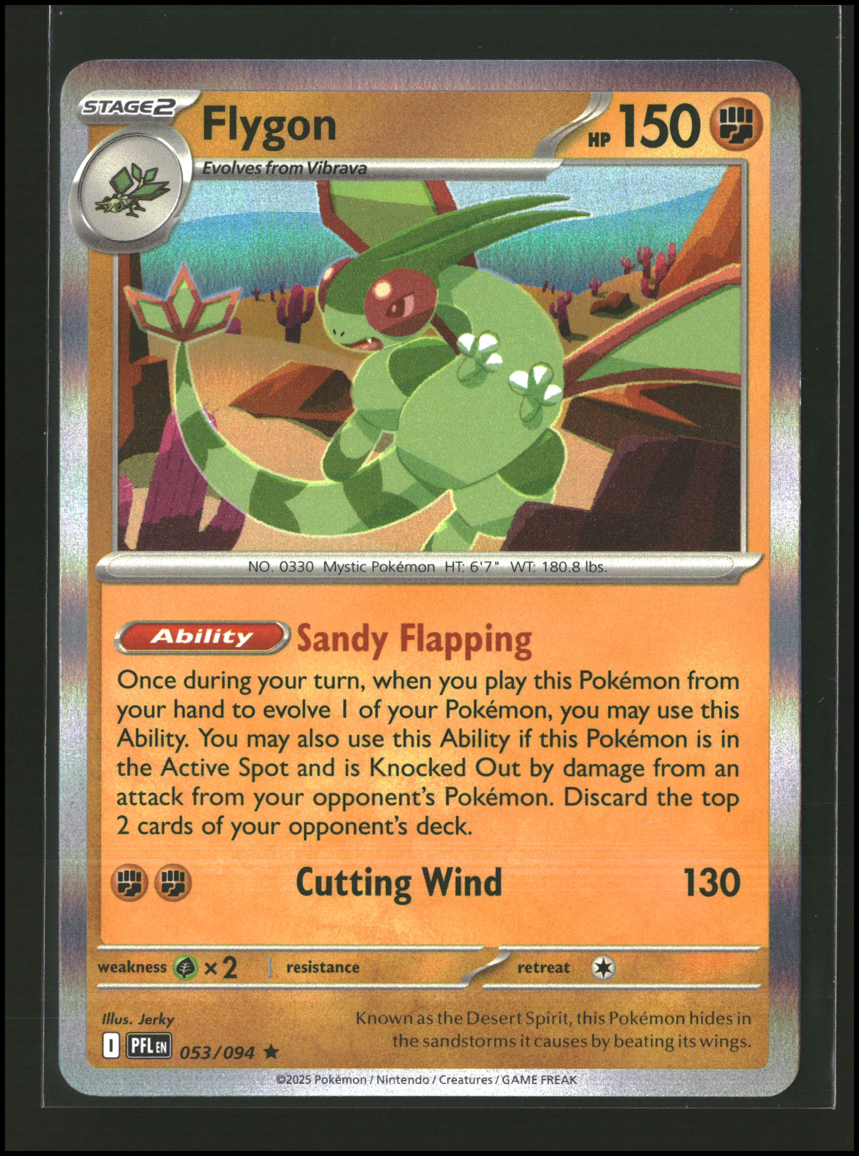 Flygon #053/094 | ME: Phantasmal Flames | Pokémon