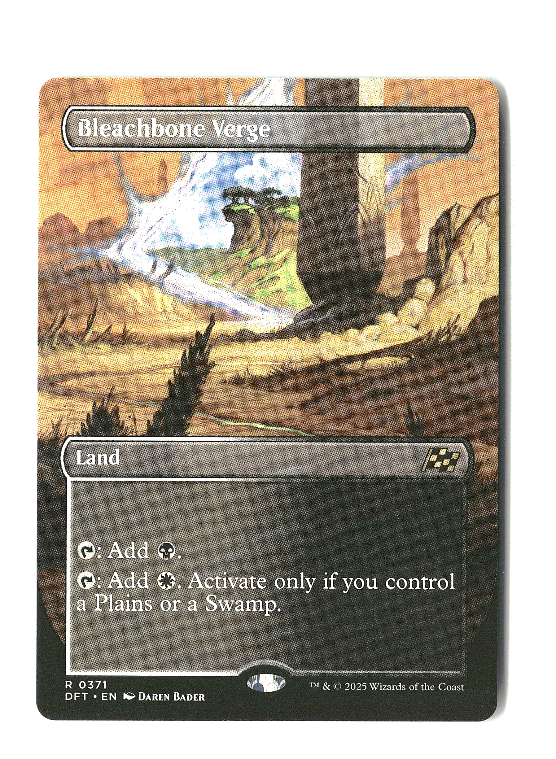 Bleachbone Verge [ Borderless ] #371 | Aetherdrift | Magic: The Gathering Cards