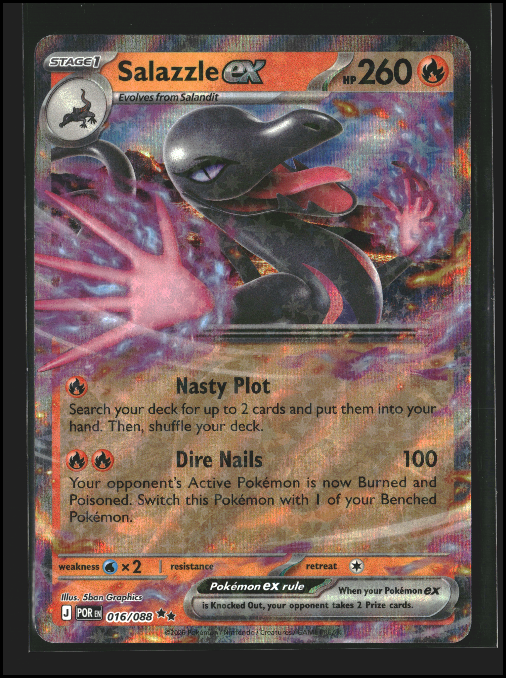 Salazzle ex #016/088 (pe)