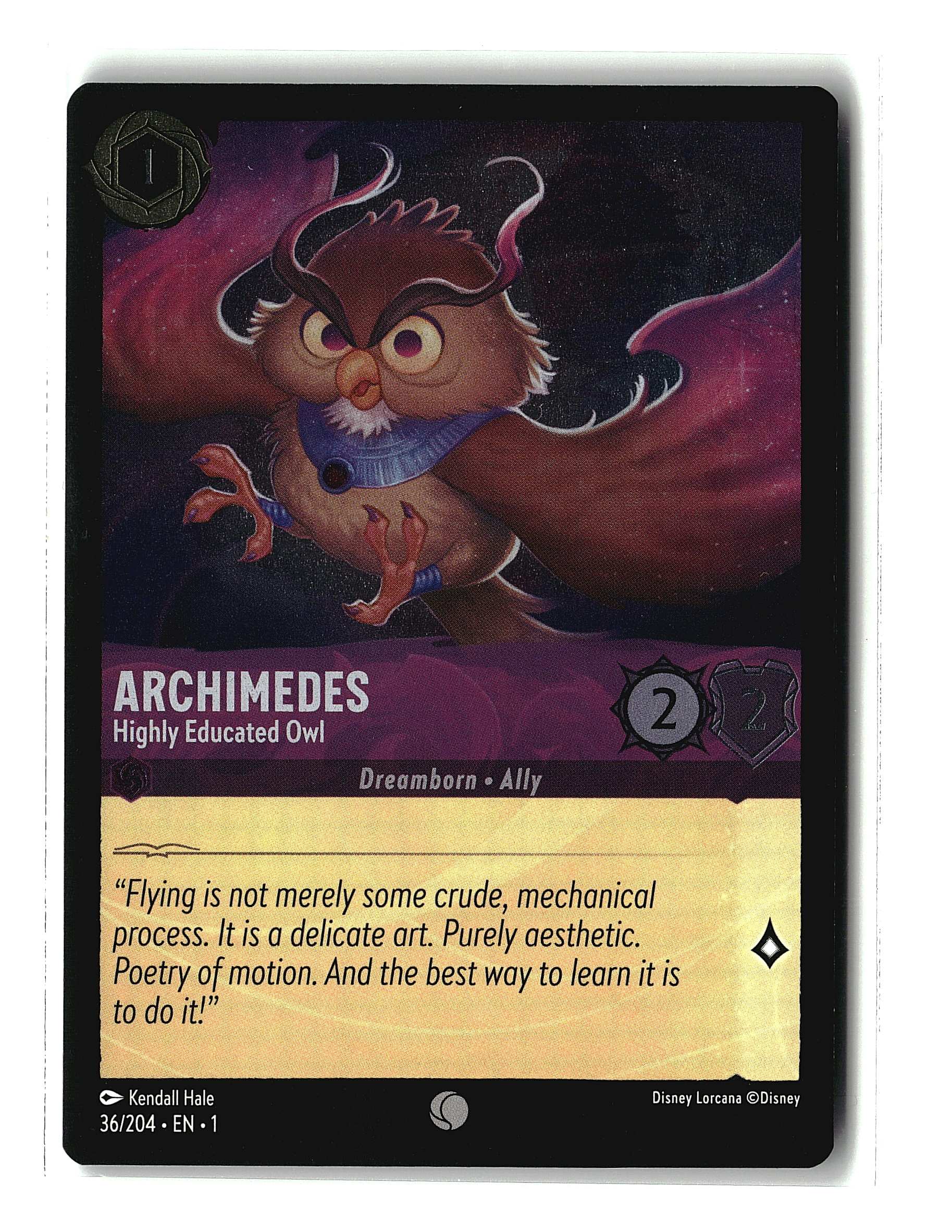 Archimedes [Highly Educated Owl] #36/204 (dl)