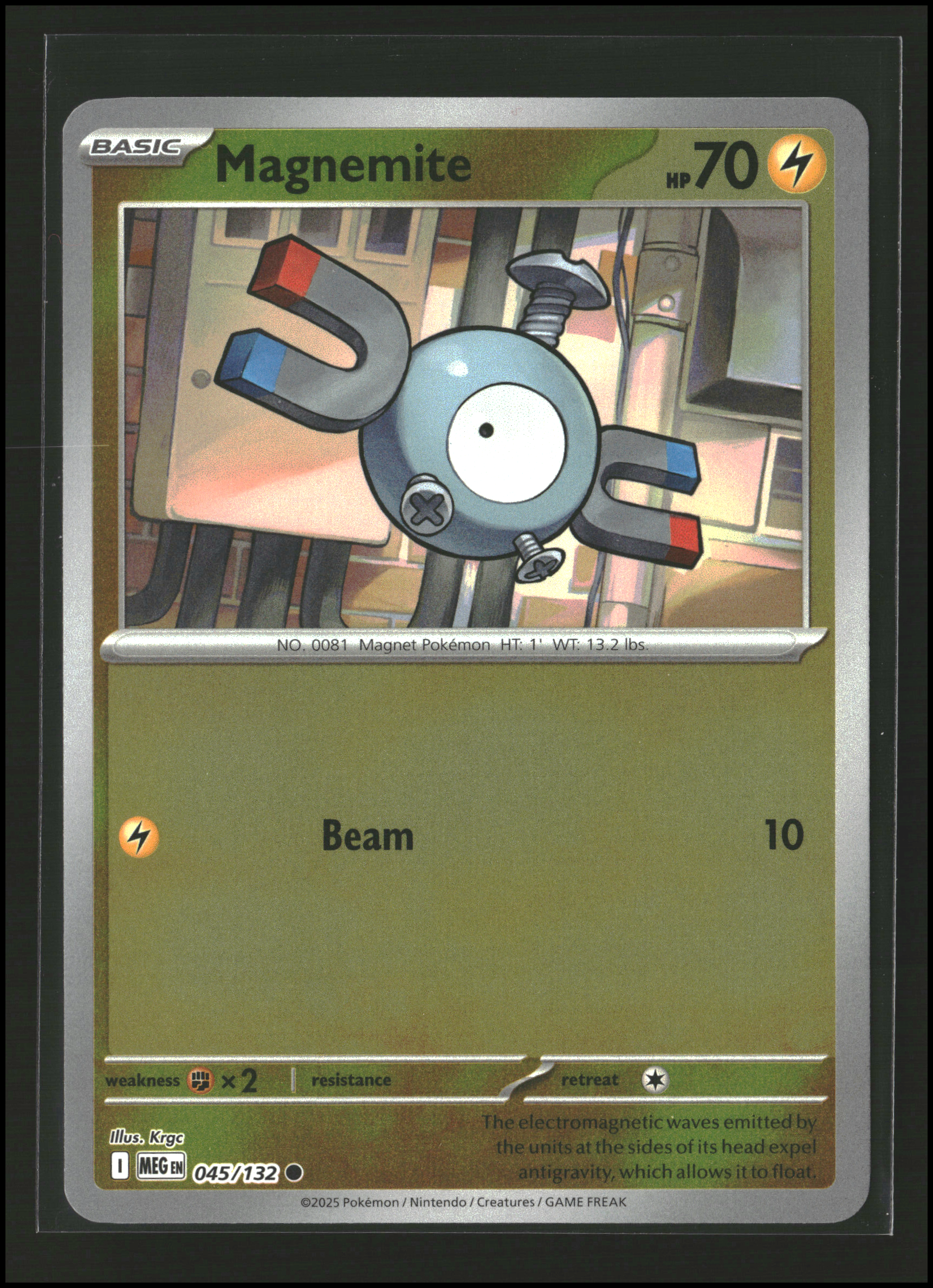 Magnemite #045/132 | ME: Base Set | Pokémon