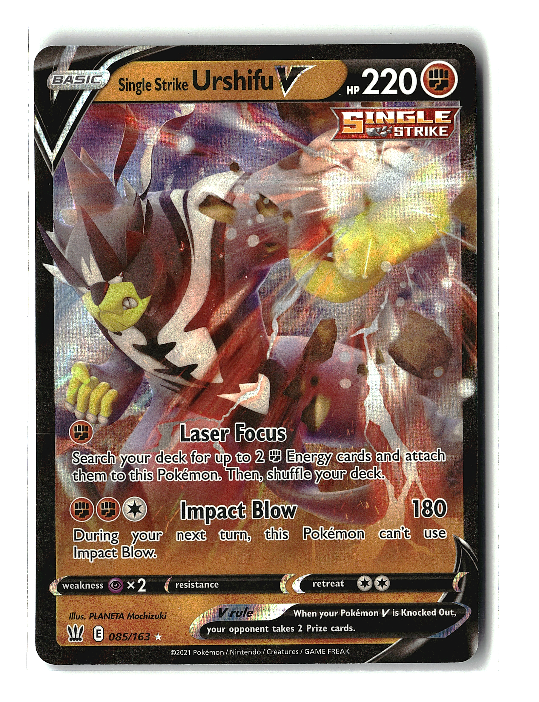 Single Strike Urshifu V #085/163 (pe)