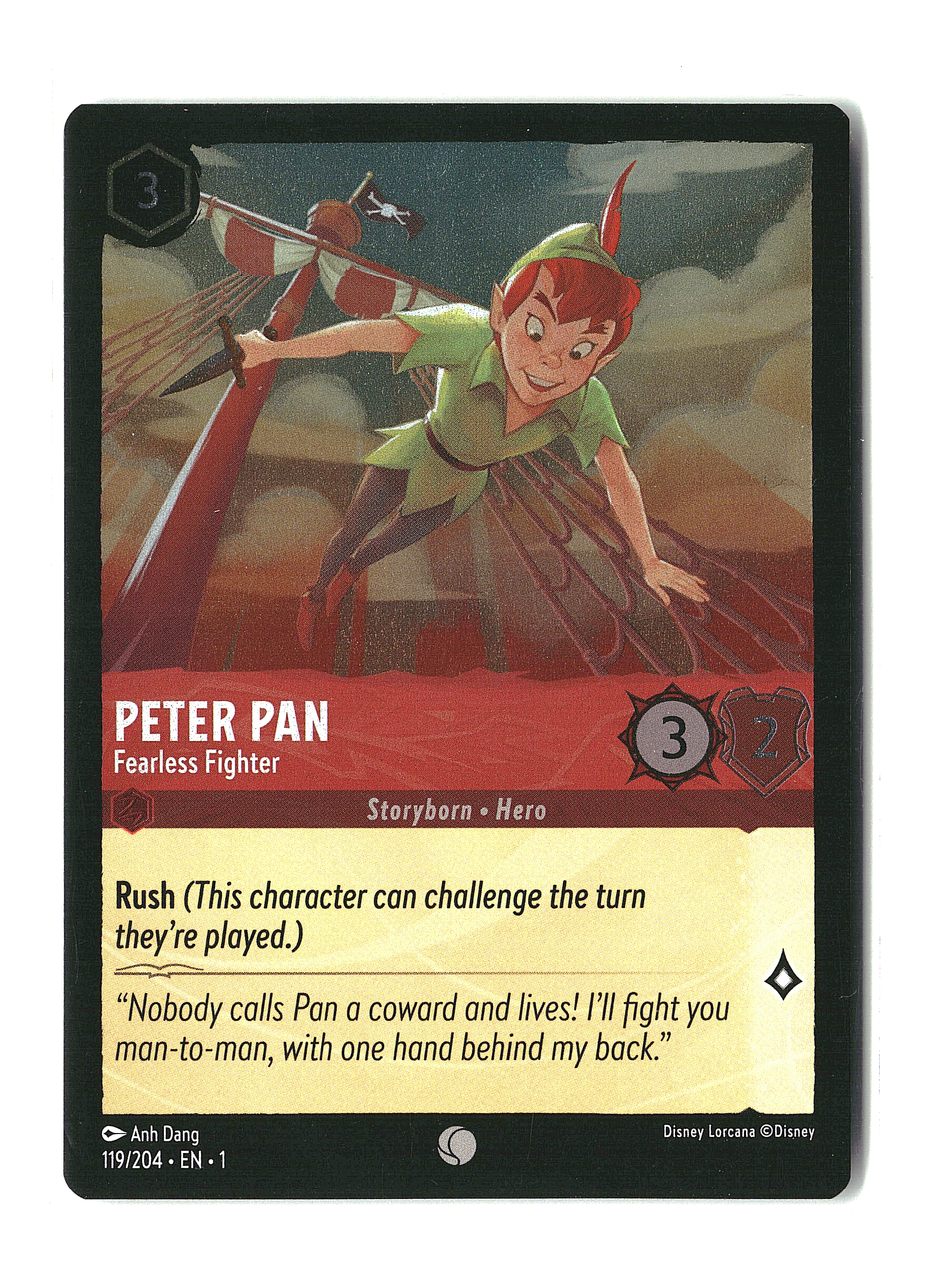 Peter Pan [Fearless Fighter] #119/204 (dl)