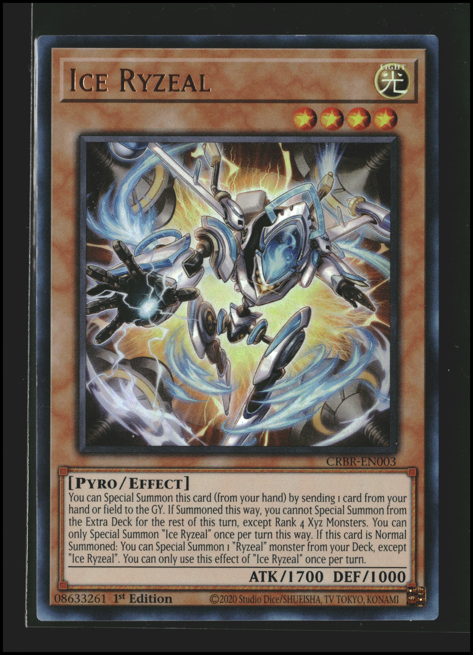Ice Ryzeal #CRBR-EN003 | Crossover Breakers | Yu-Gi-Oh!