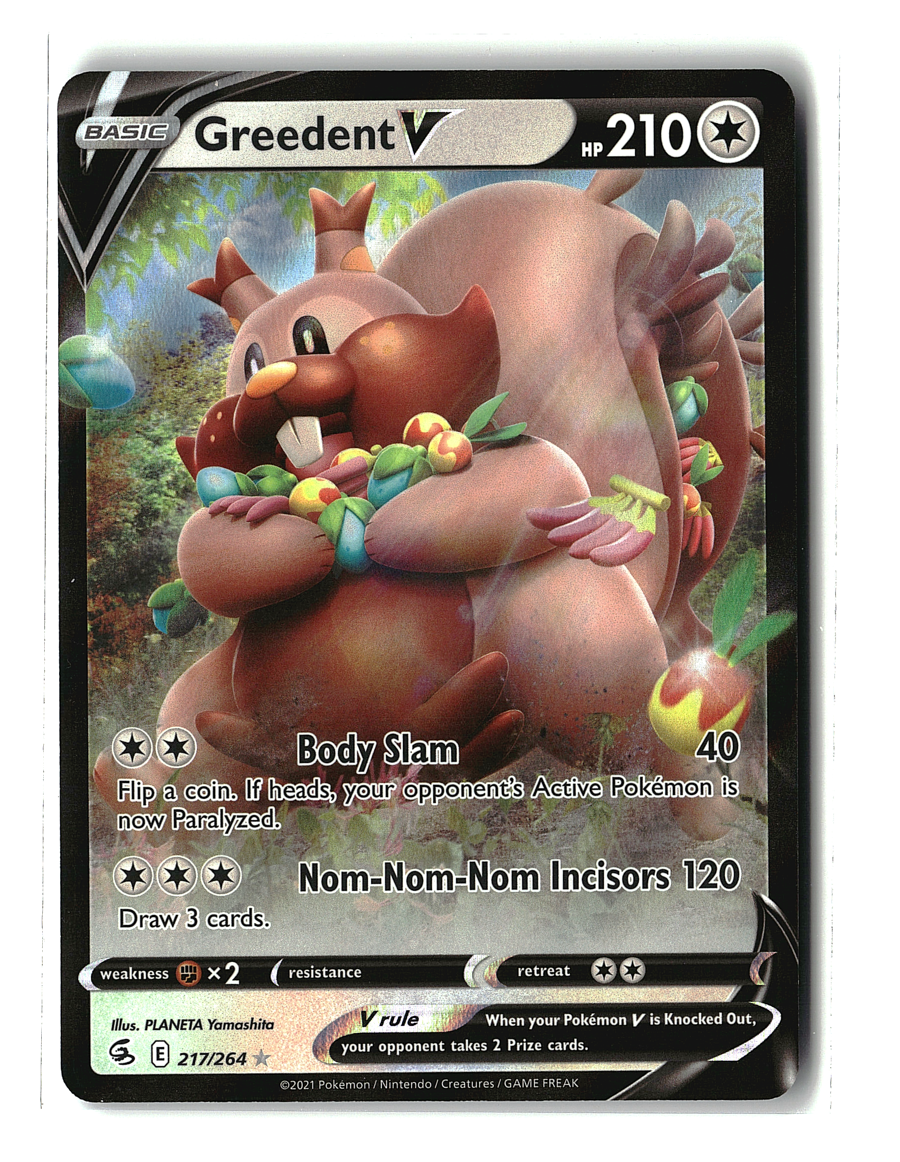 Greedent V #217/264 (pe)