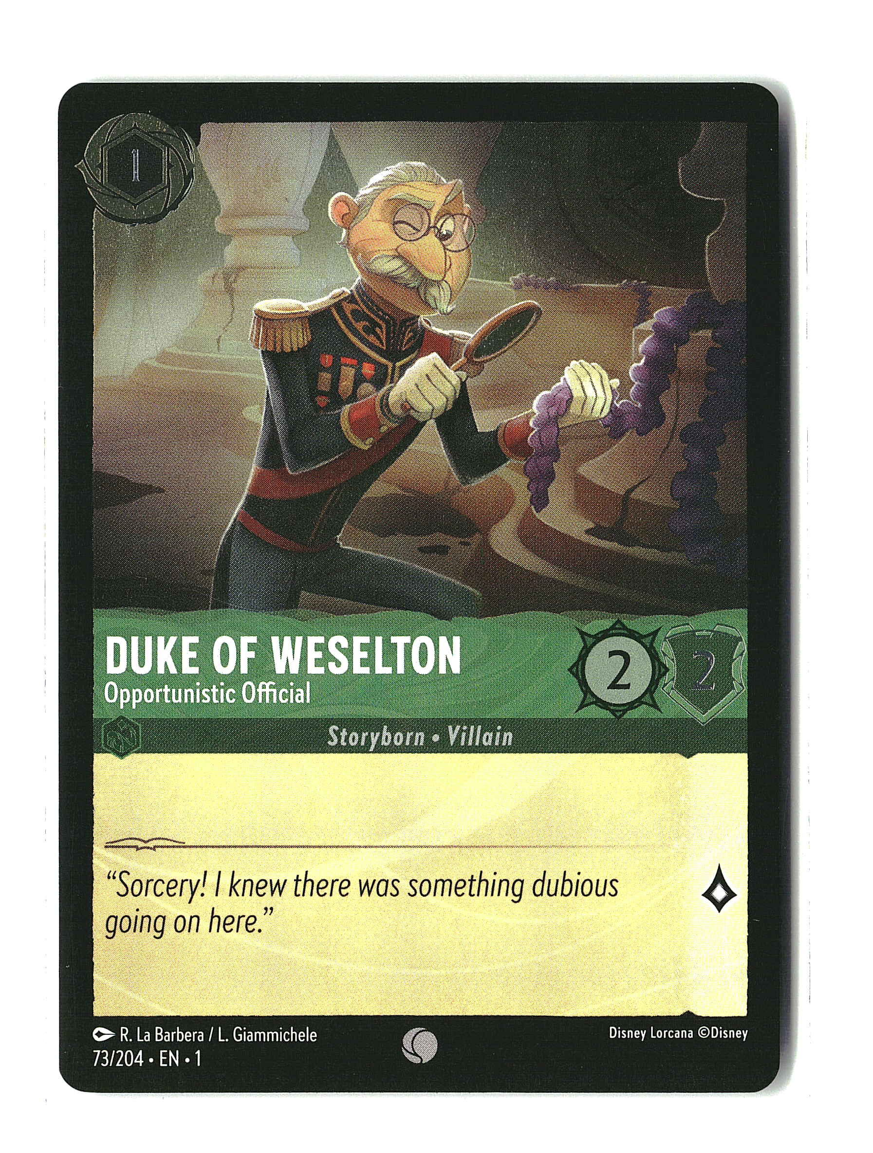 Duke of Weselton [Opportunistic Official] #73/204 (dl)