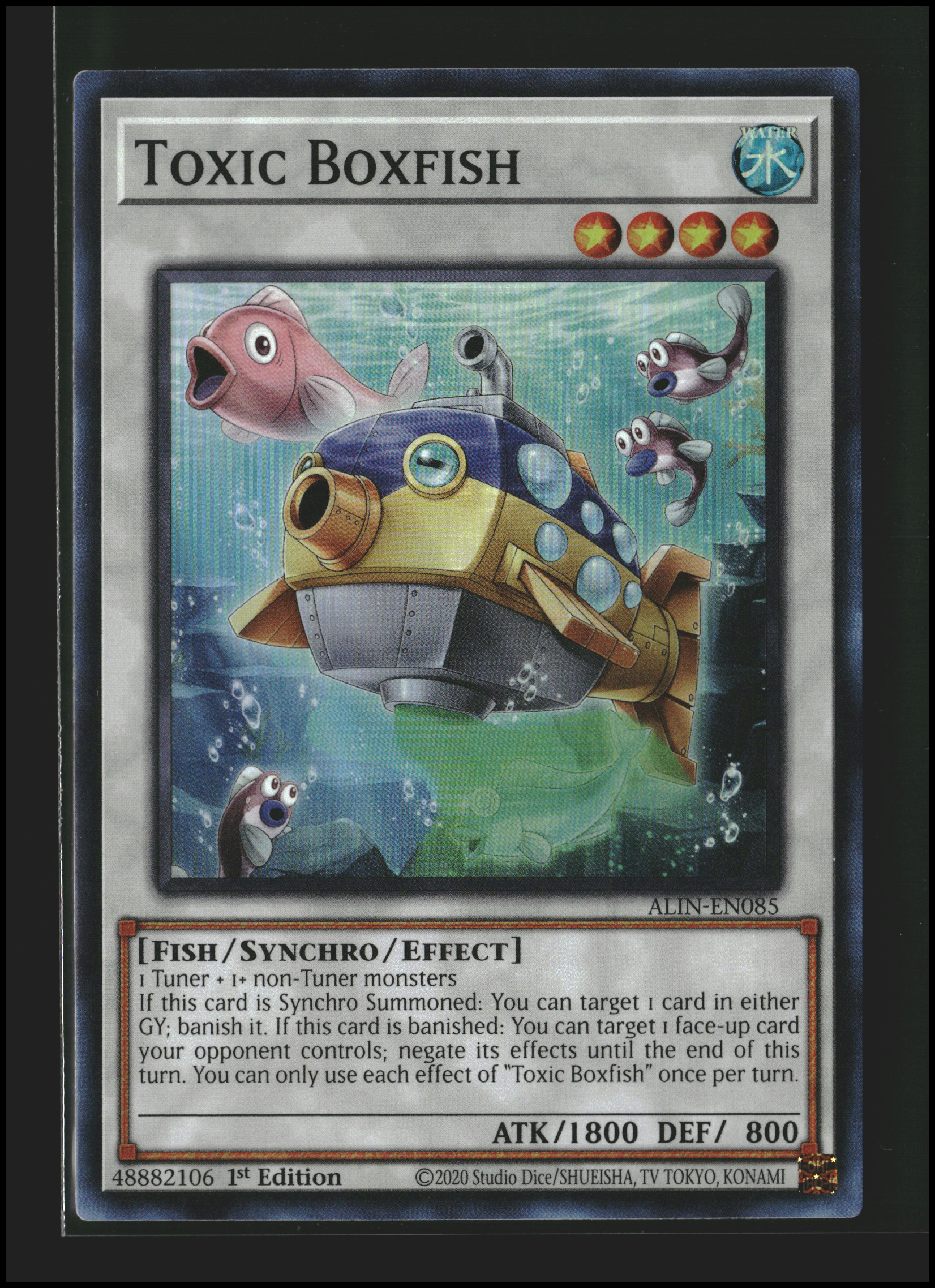 Toxic Boxfish #ALIN-EN085 | Alliance Insight | Yu-Gi-Oh!