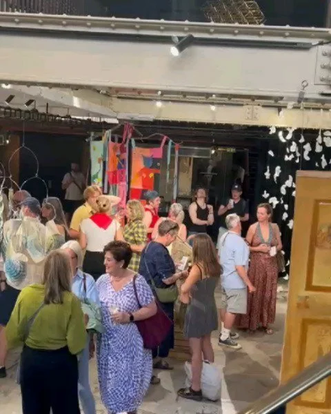 End of the year show! 
My work this year has been about feeling grounded and exploring inner rhythms and cycles. My final piece is a large textiles mobile visualising these explorations.
🧡💛