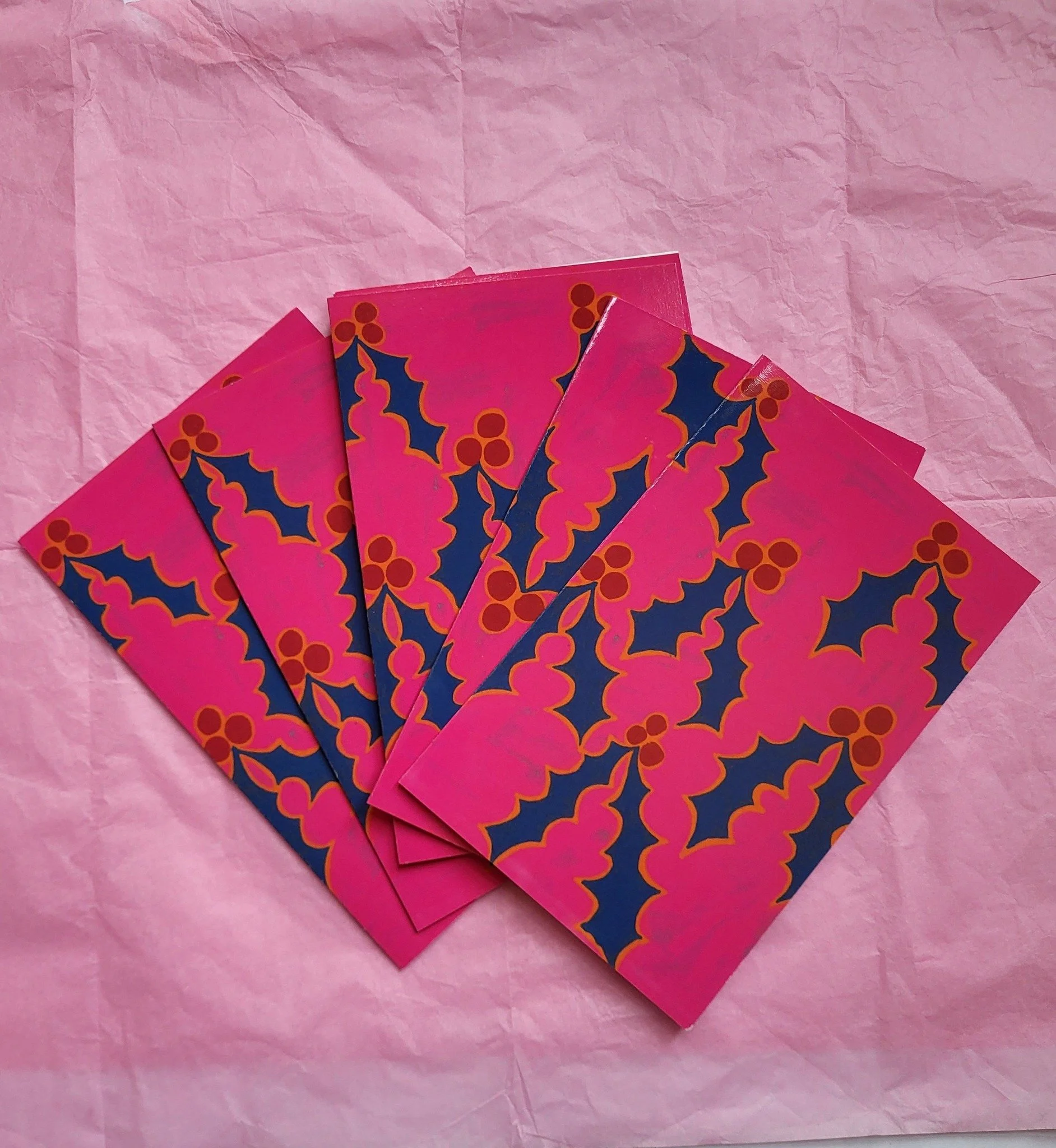 Christmas cards for sale! 5 for &pound;10 or one for &pound;2.50 with cute pink envelopes🩷 🎄 🎂